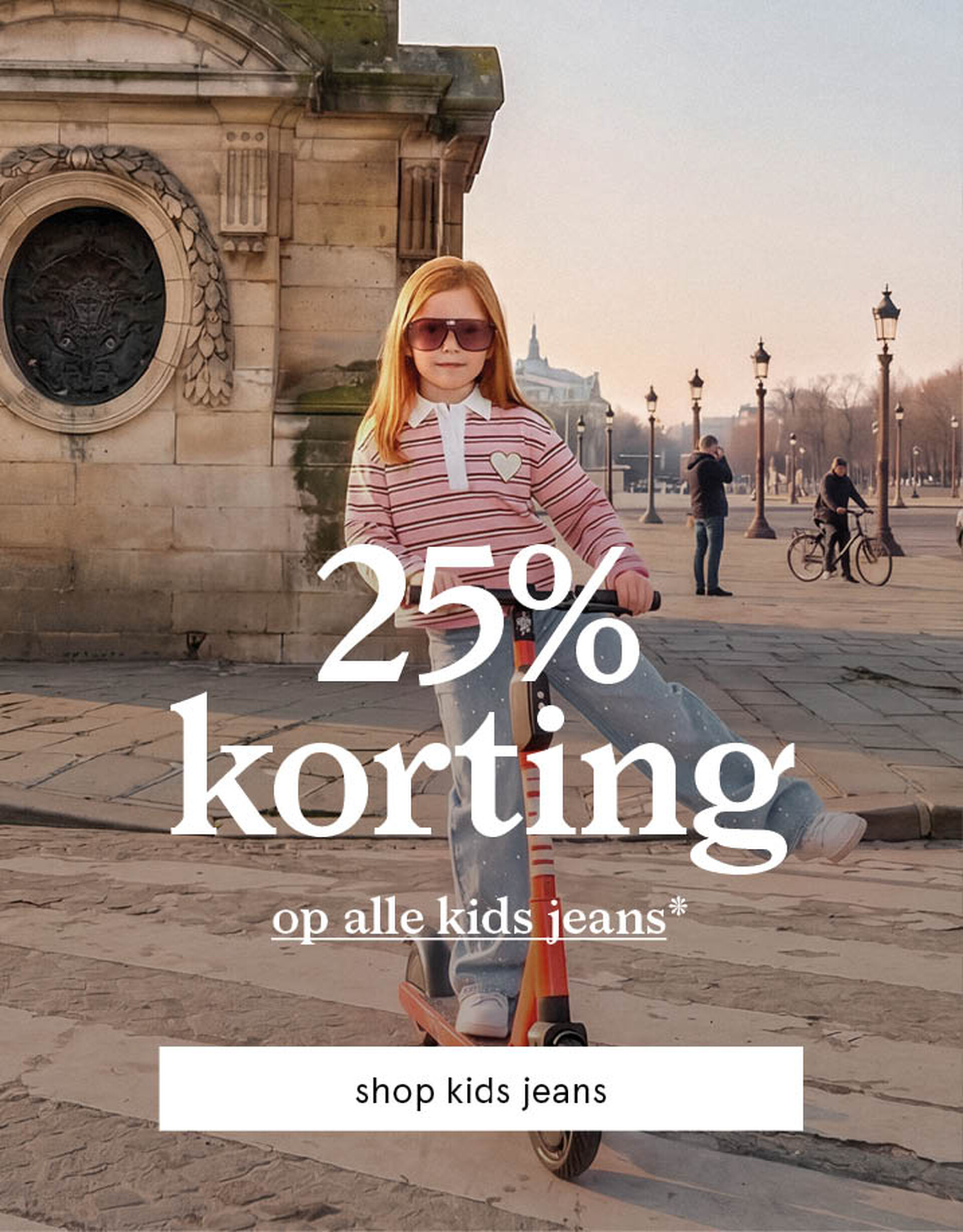 25% korting op alle kids jeans bij Shoeby