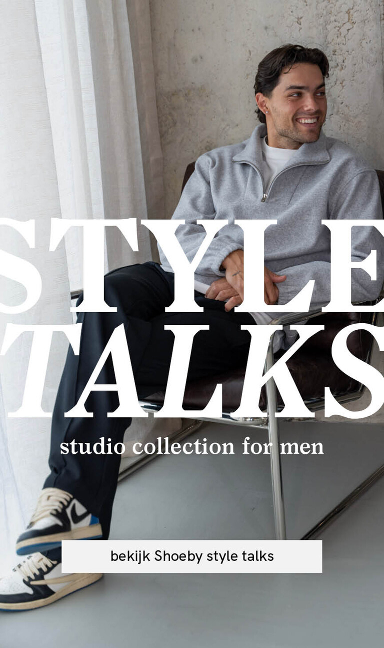 Style Talks met Thijs Boermans over zijn favoriete items uit de Shoeby Studio collection for men en hoe je de collectie kunt stylen.