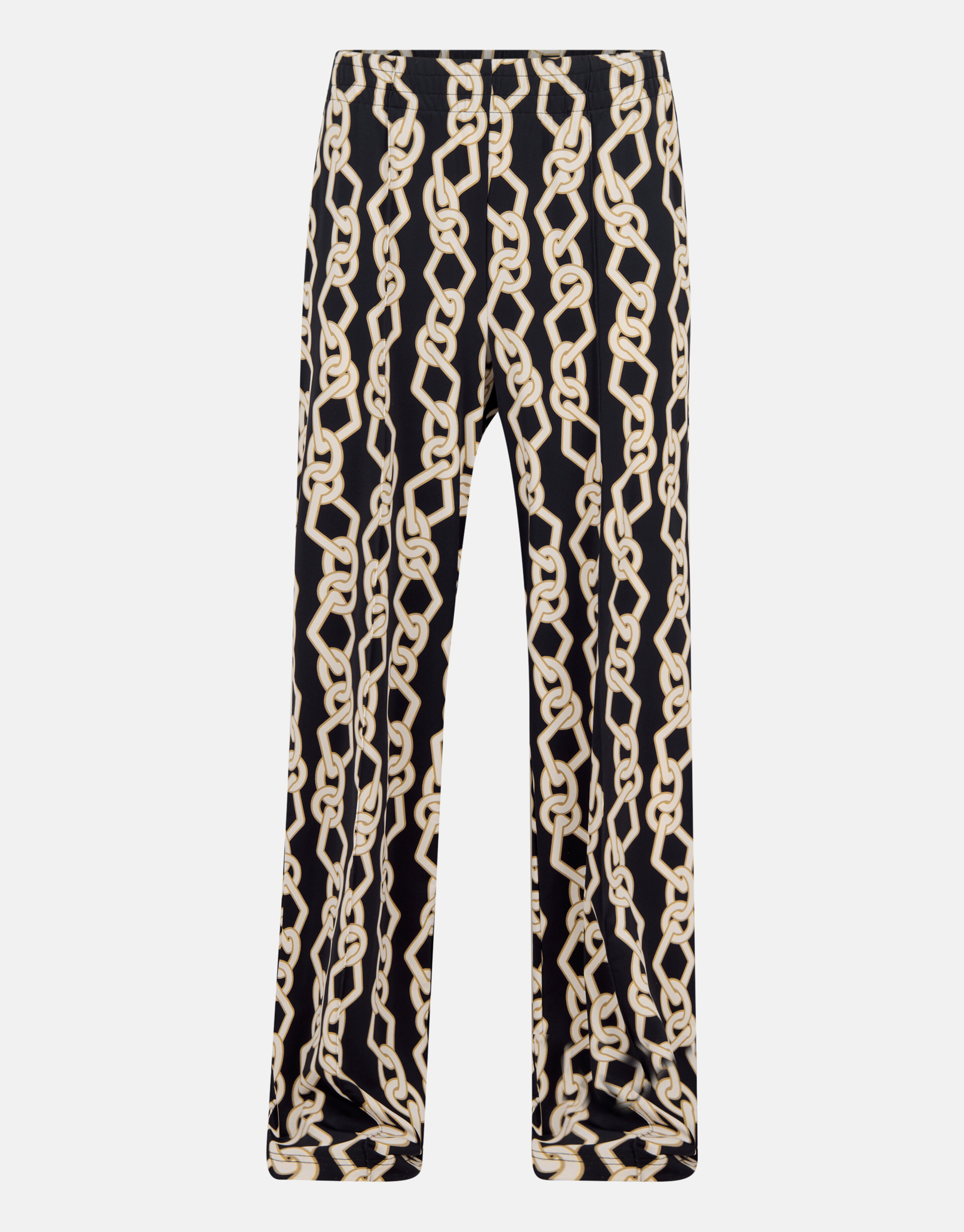 Chain Travel Wide Leg Broek Zwart By Mieke SHOEBY WOMEN