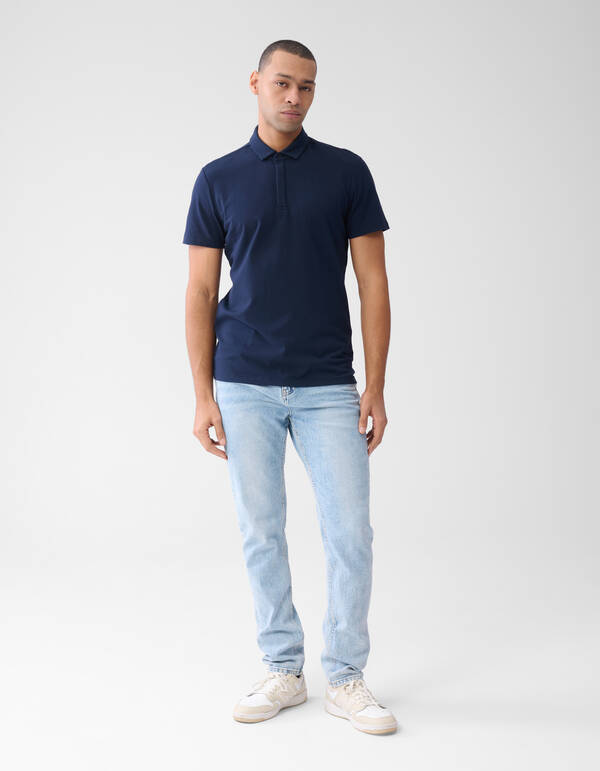 Jersey Polo Donkerblauw SHOEBY MEN