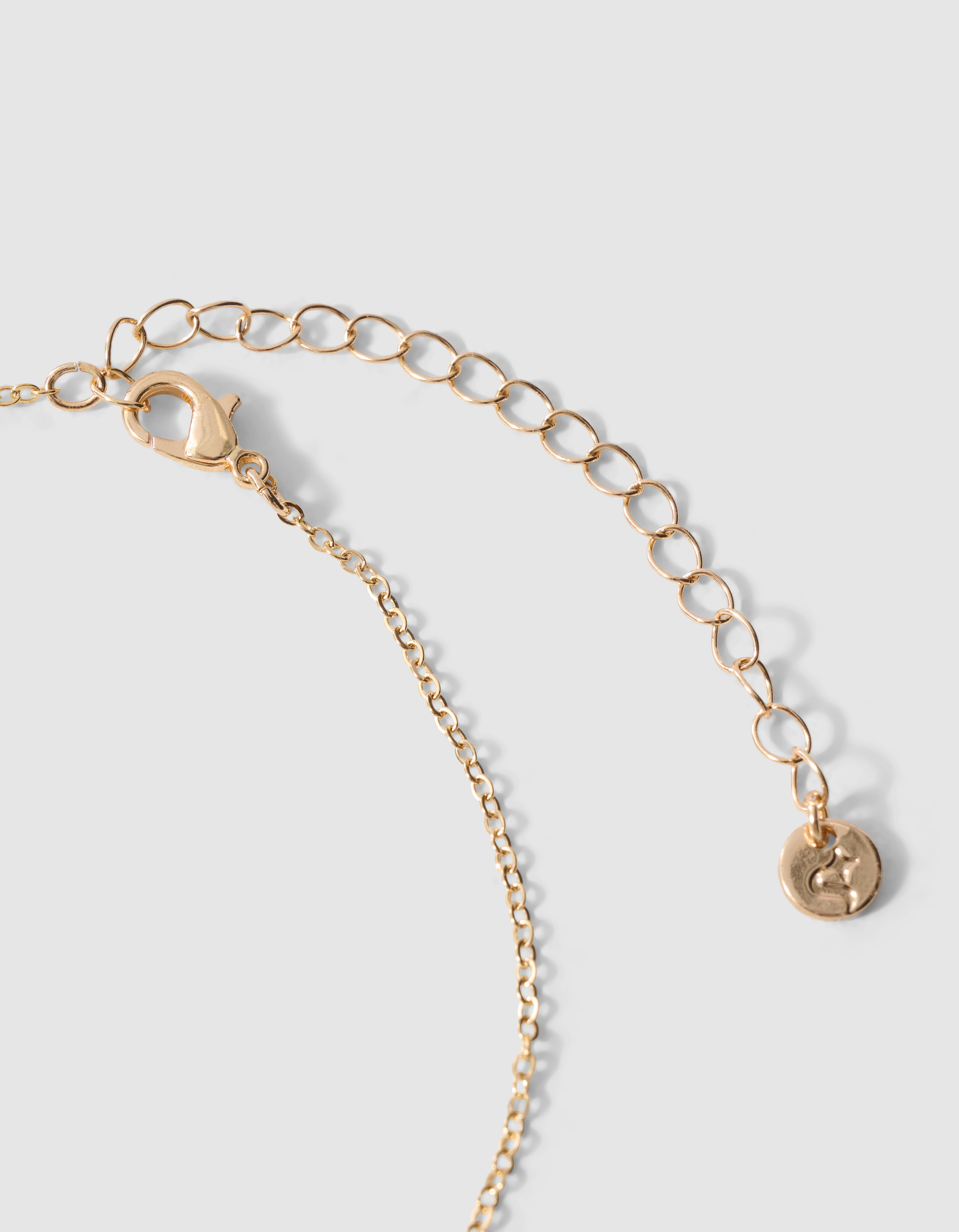 Pretzel Charm Ketting Goud SHOEBY ACCESSOIRES