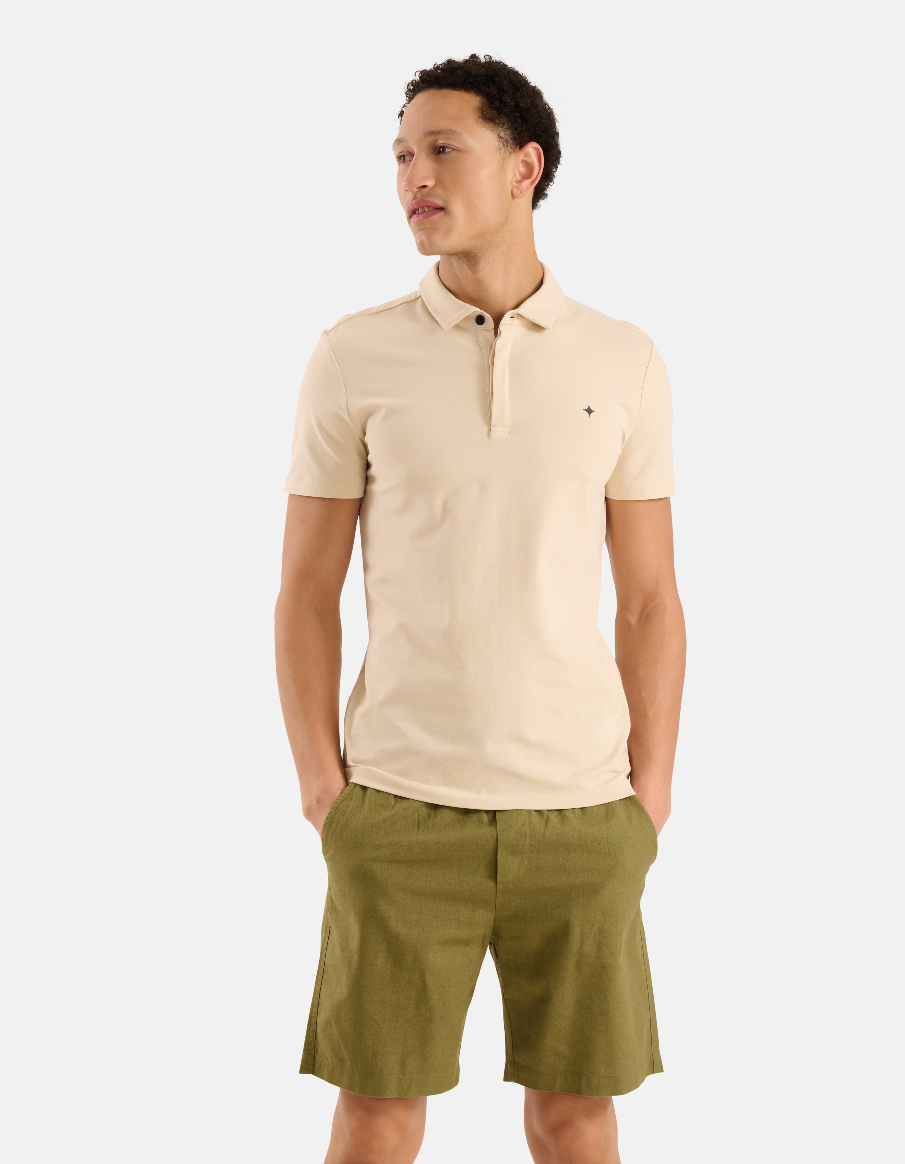 Jersey Polo Beige SHOEBY MEN