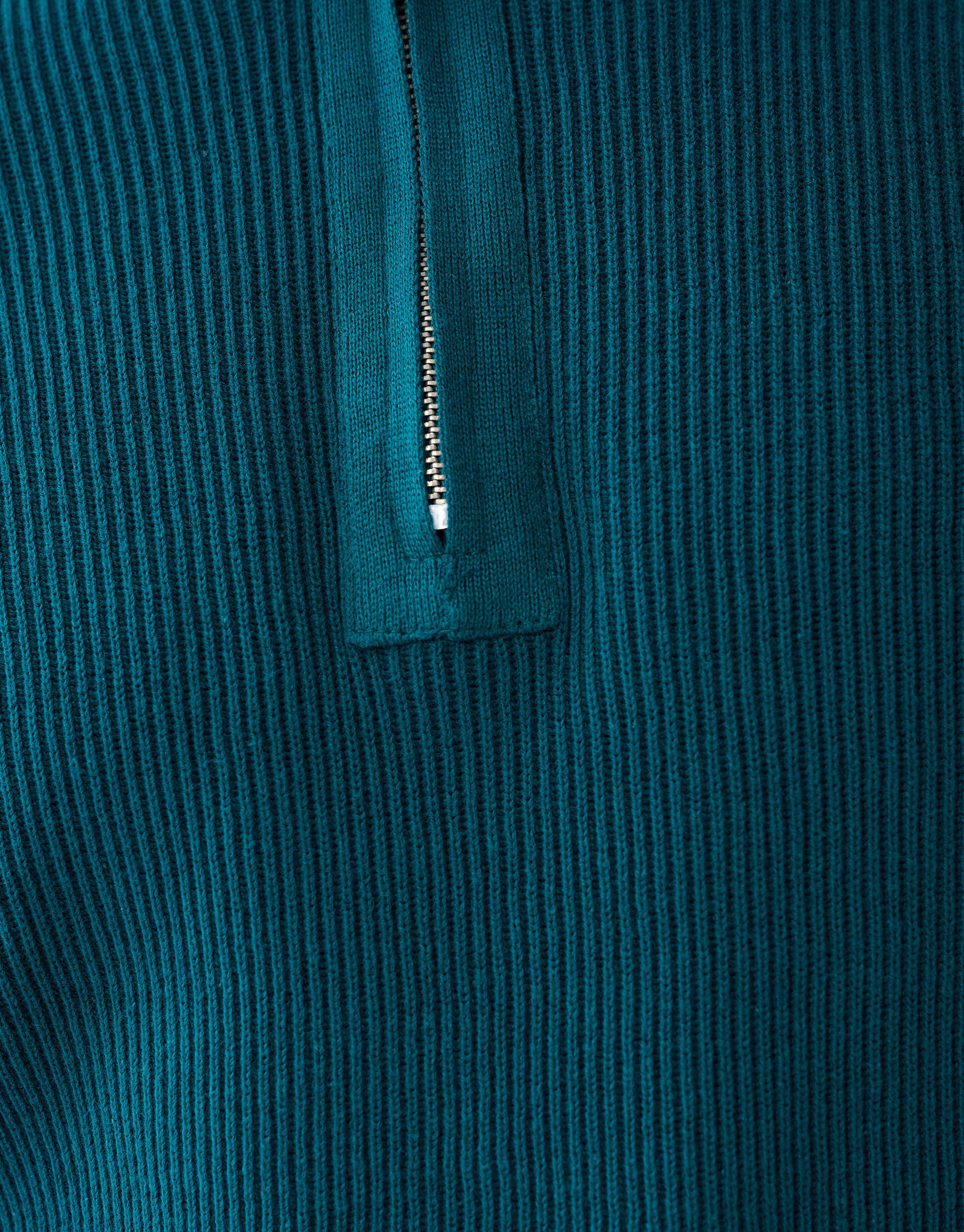 Zipper Trui Donkergroen SHOEBY MEN