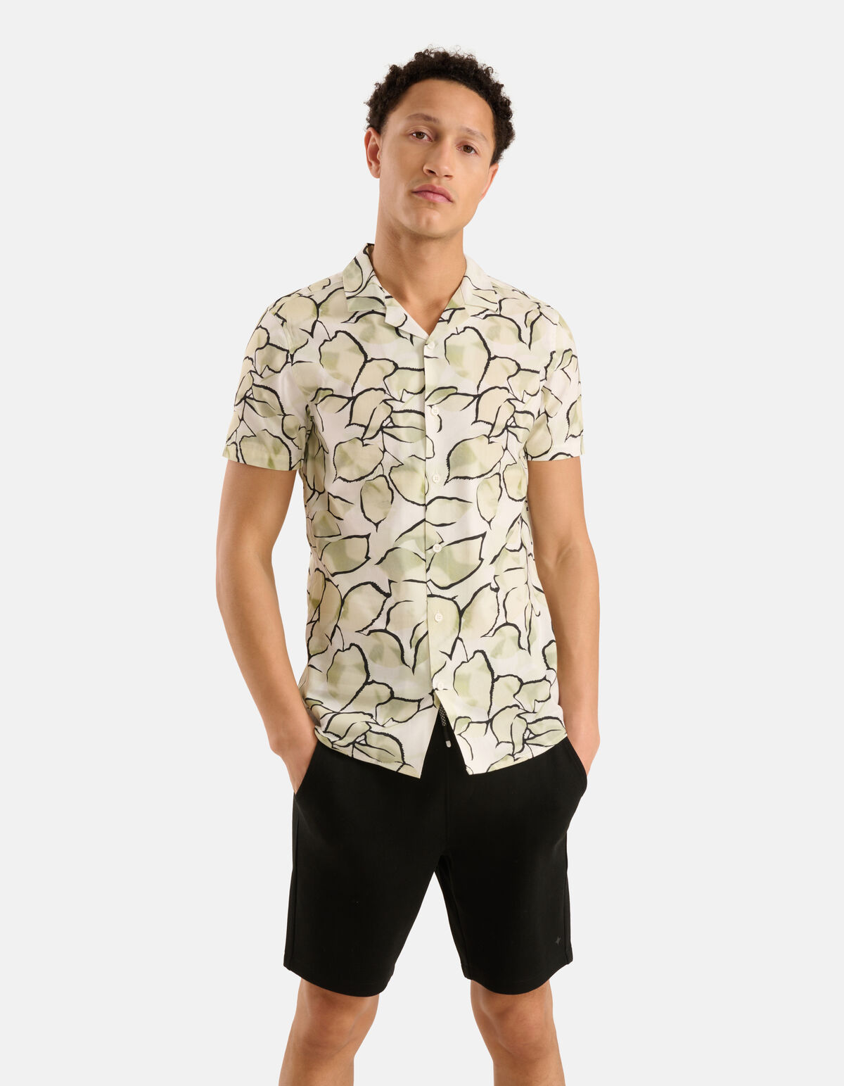 Artwork Overhemd Lichtgroen SHOEBY MEN