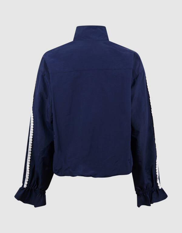 Kanten Bomber Jack Donkerblauw SHOEBY GIRLS