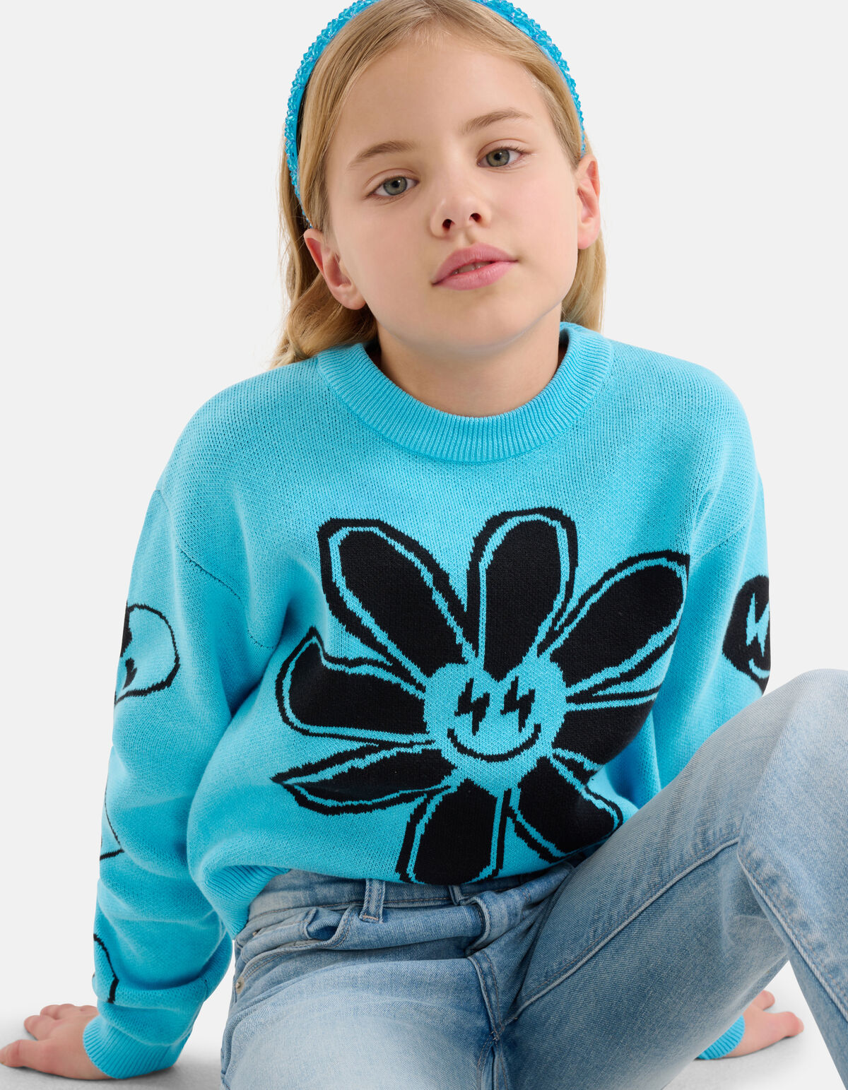 Artwork Trui Blauw SHOEBY GIRLS