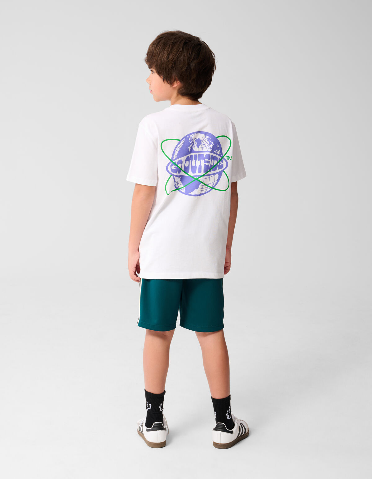 Artwork T-shirt Wit SHOEBY BOYS
