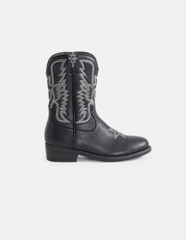 Western Laars Zwart SHOEBY SHOES
