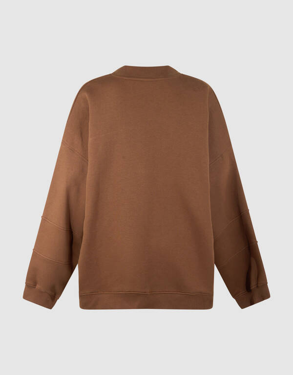 Oversized Varsity Artwork Sweater Bruin SHOEBY WOMEN