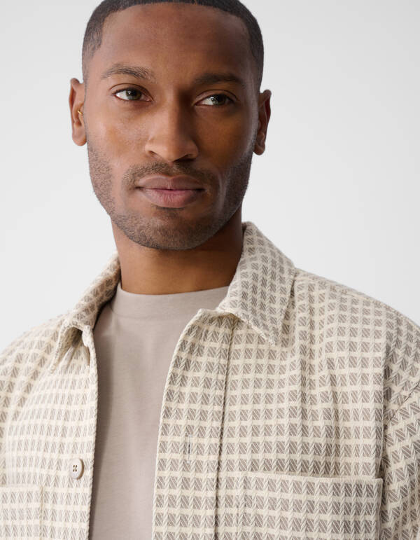 Block Overshirt Lichtbruin SHOEBY MEN