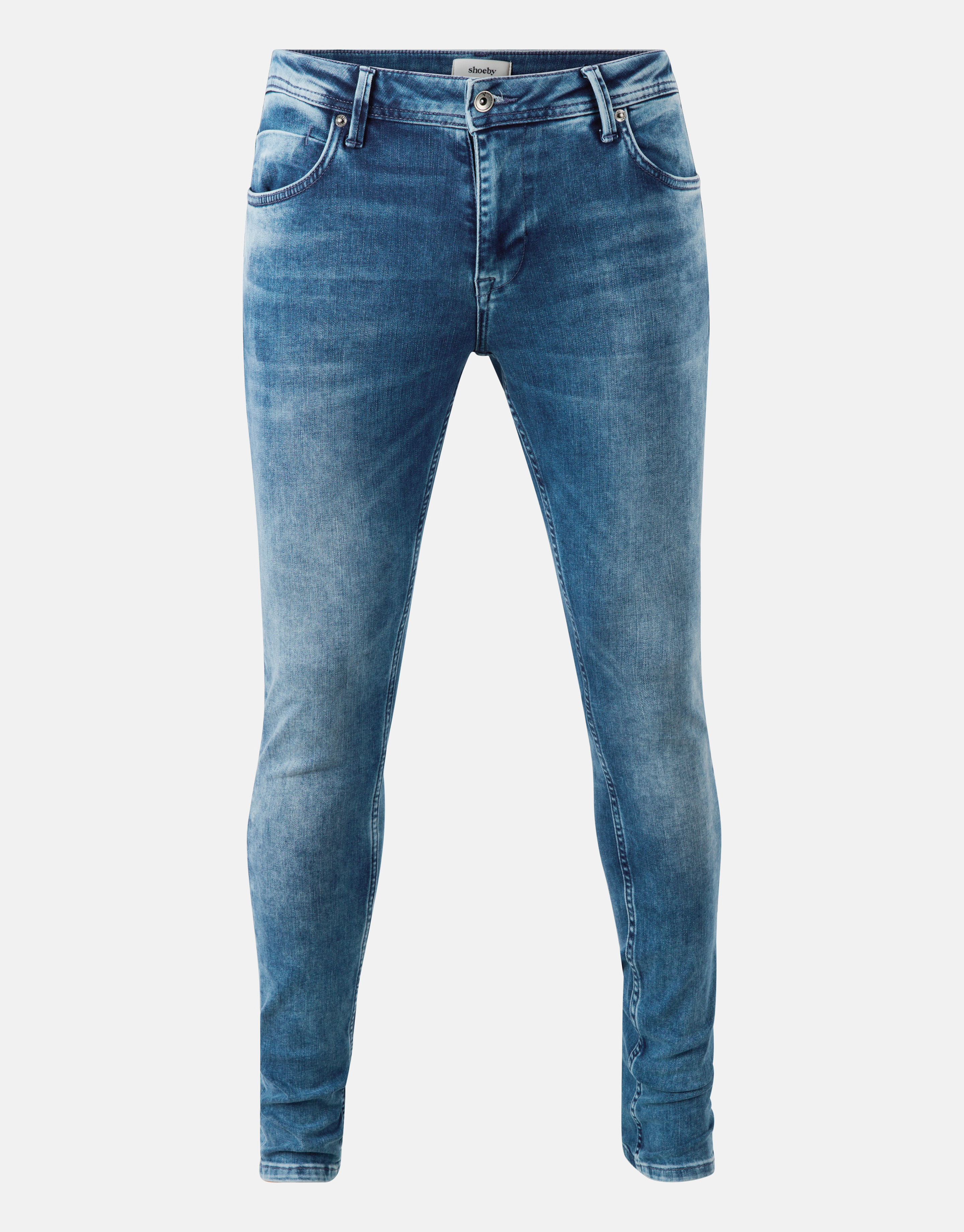 Skinny Fit Jeans Mediumstone L30 SHOEBY MEN