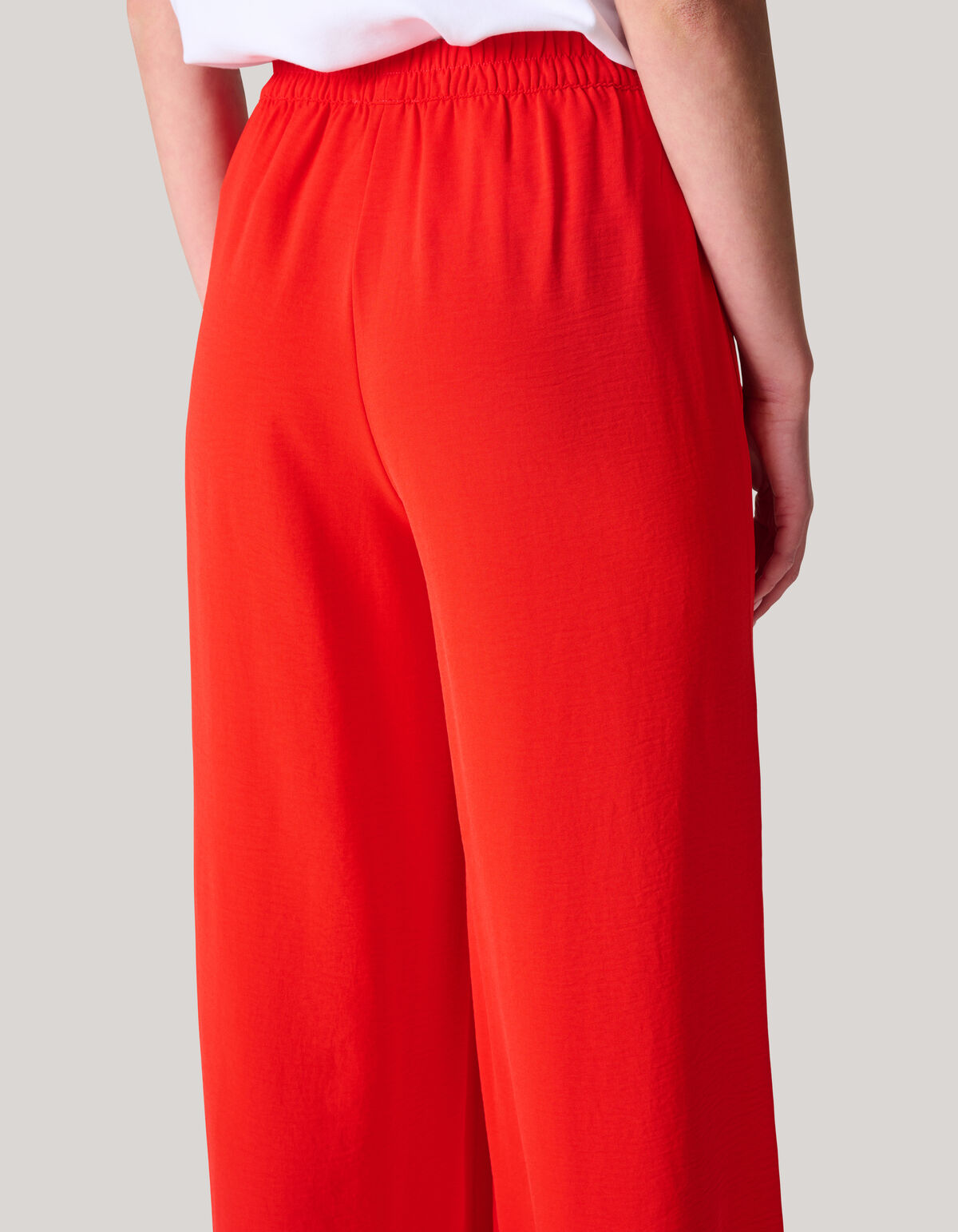 Wide Leg Broek Rood SHOEBY WOMEN