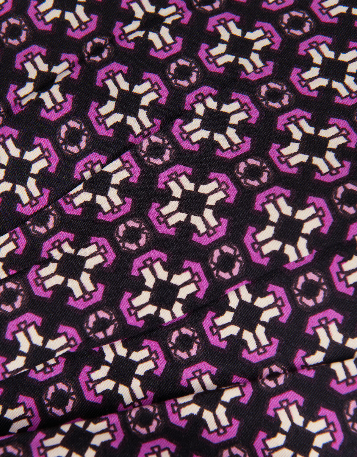 Grafische Jurk Zwart SHOEBY GIRLS