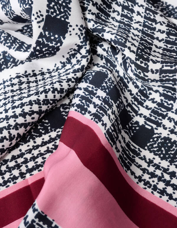 Ruiten Sjaal Zwart/Wit SHOEBY ACCESSOIRES