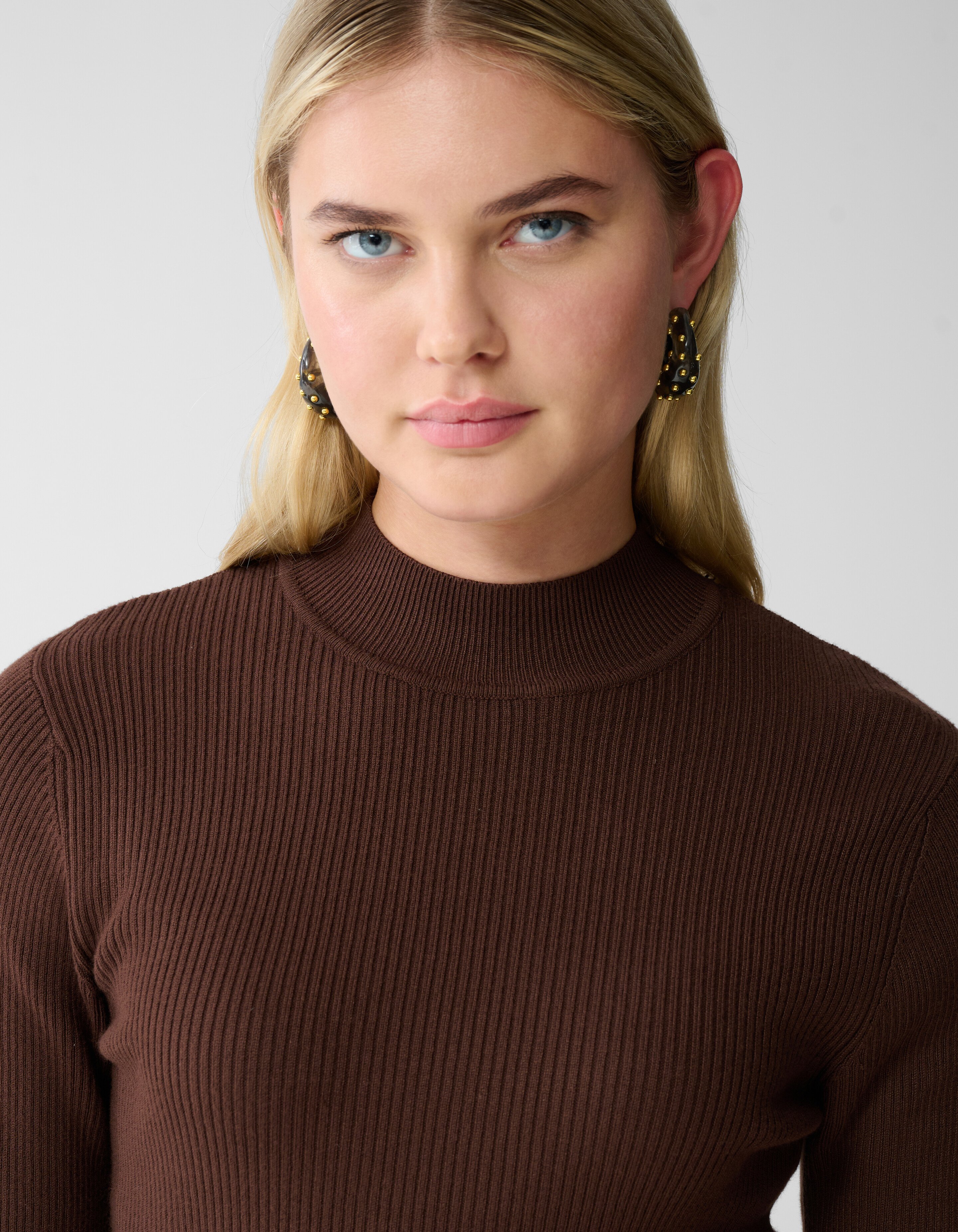 Frill Top Donkerbruin SHOEBY WOMEN