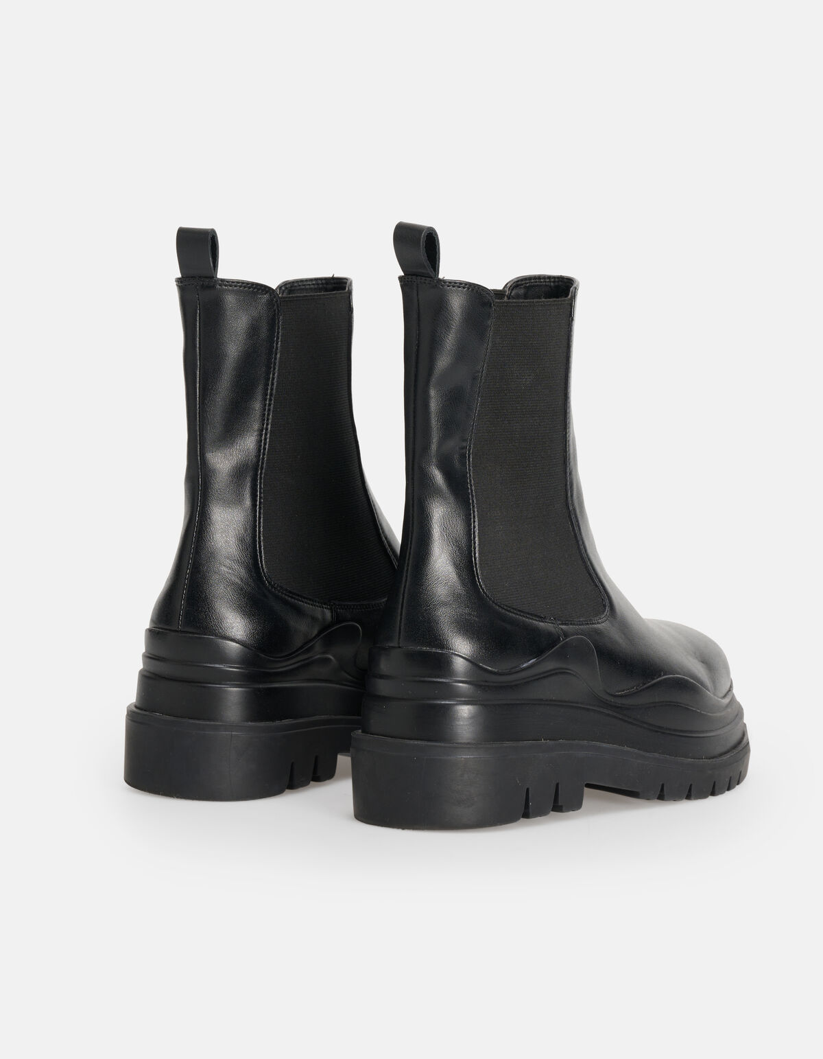 Golvende Chelsea Laarzen Zwart SHOEBY SHOES