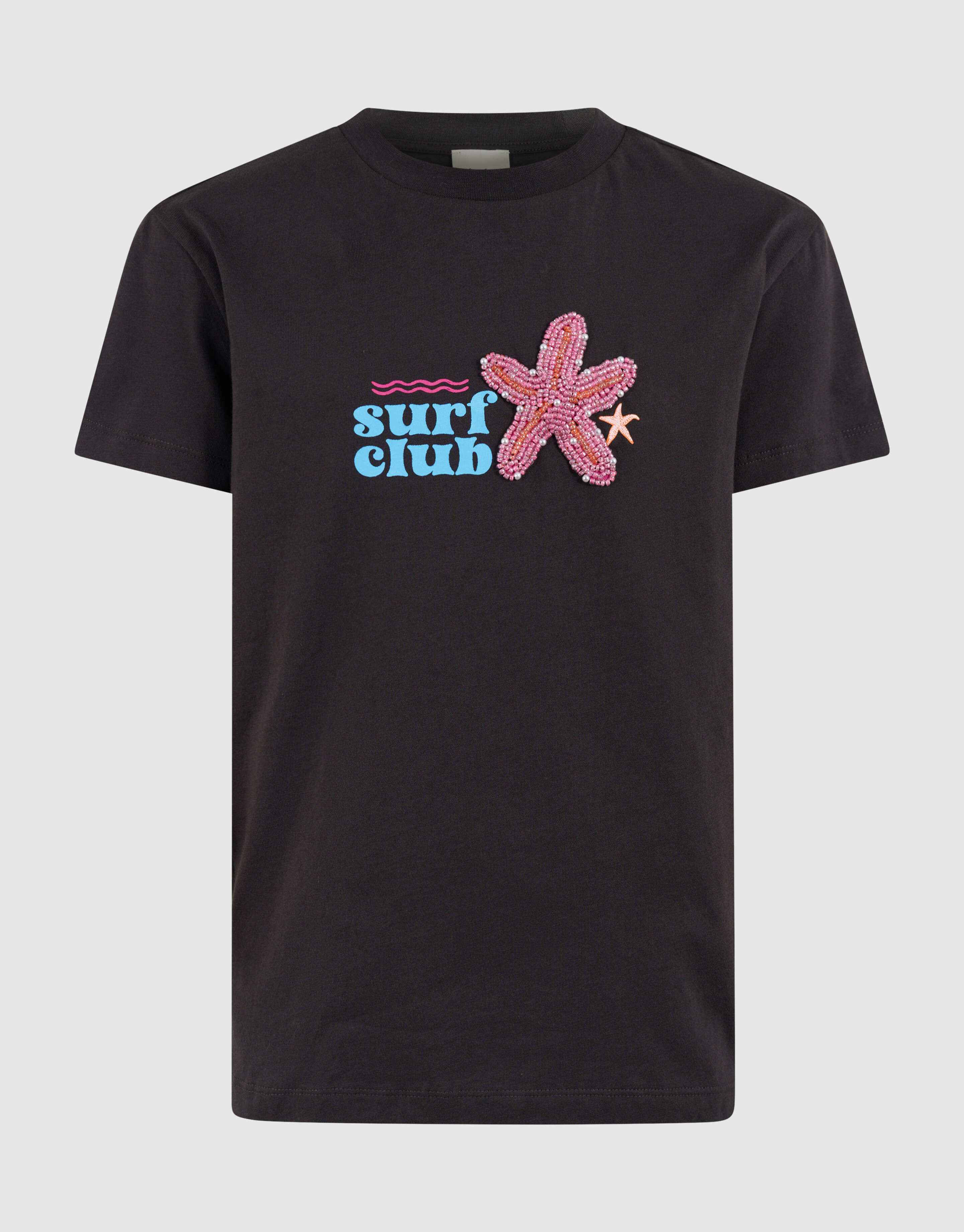 Surf Club Artwork T-shirt Donkergrijs SHOEBY GIRLS