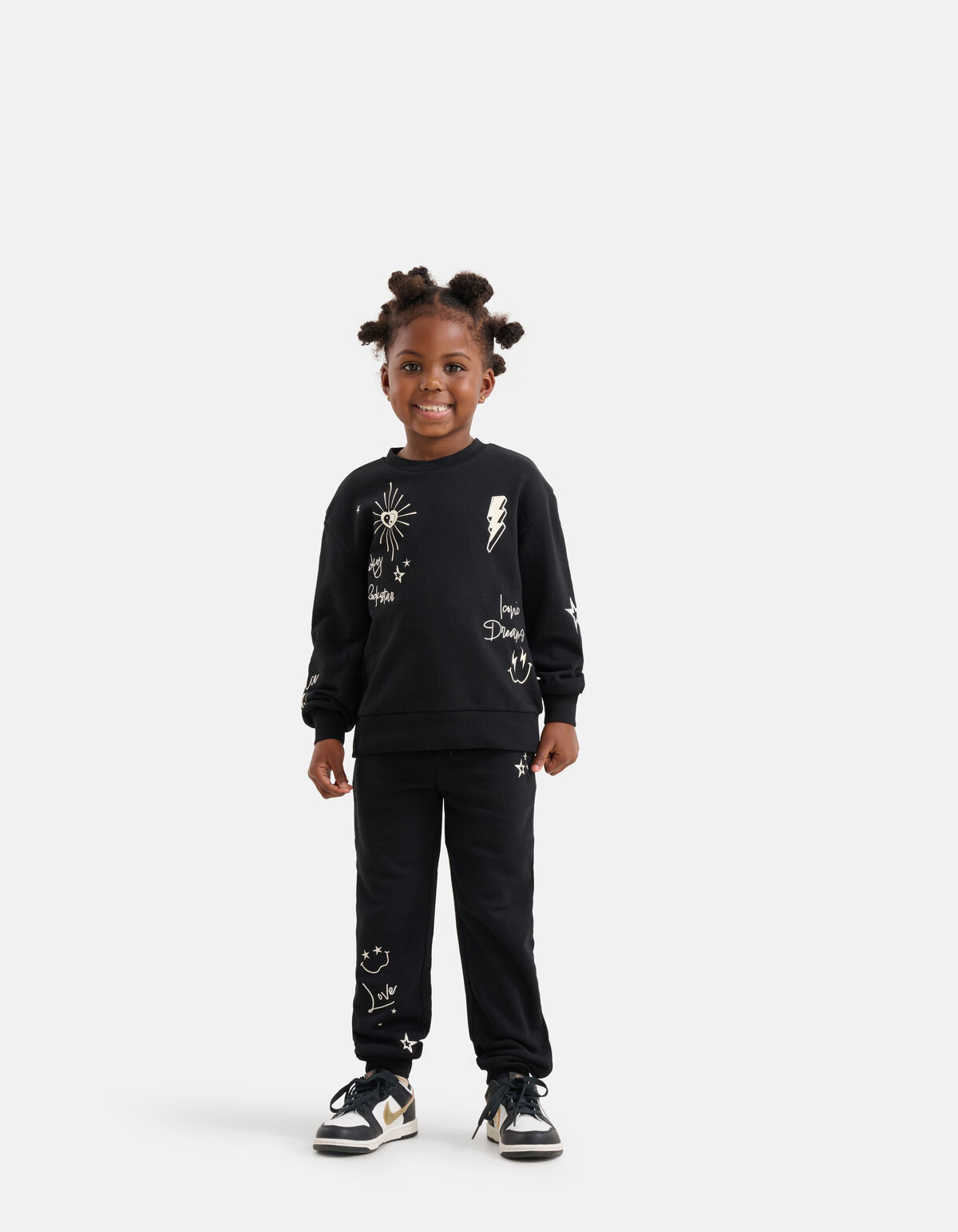 Artwork Jogger Zwart SHOEBY GIRLS