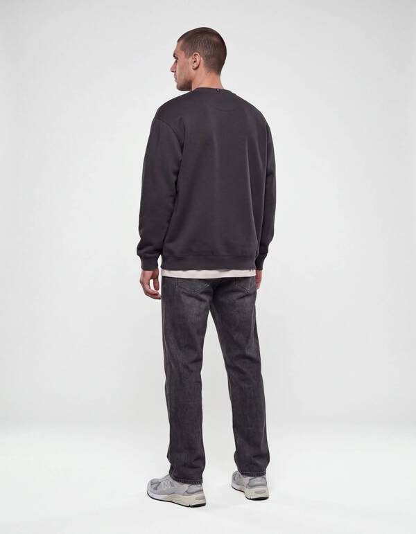 Crewneck Trui Donkergrijs SHOEBY MEN