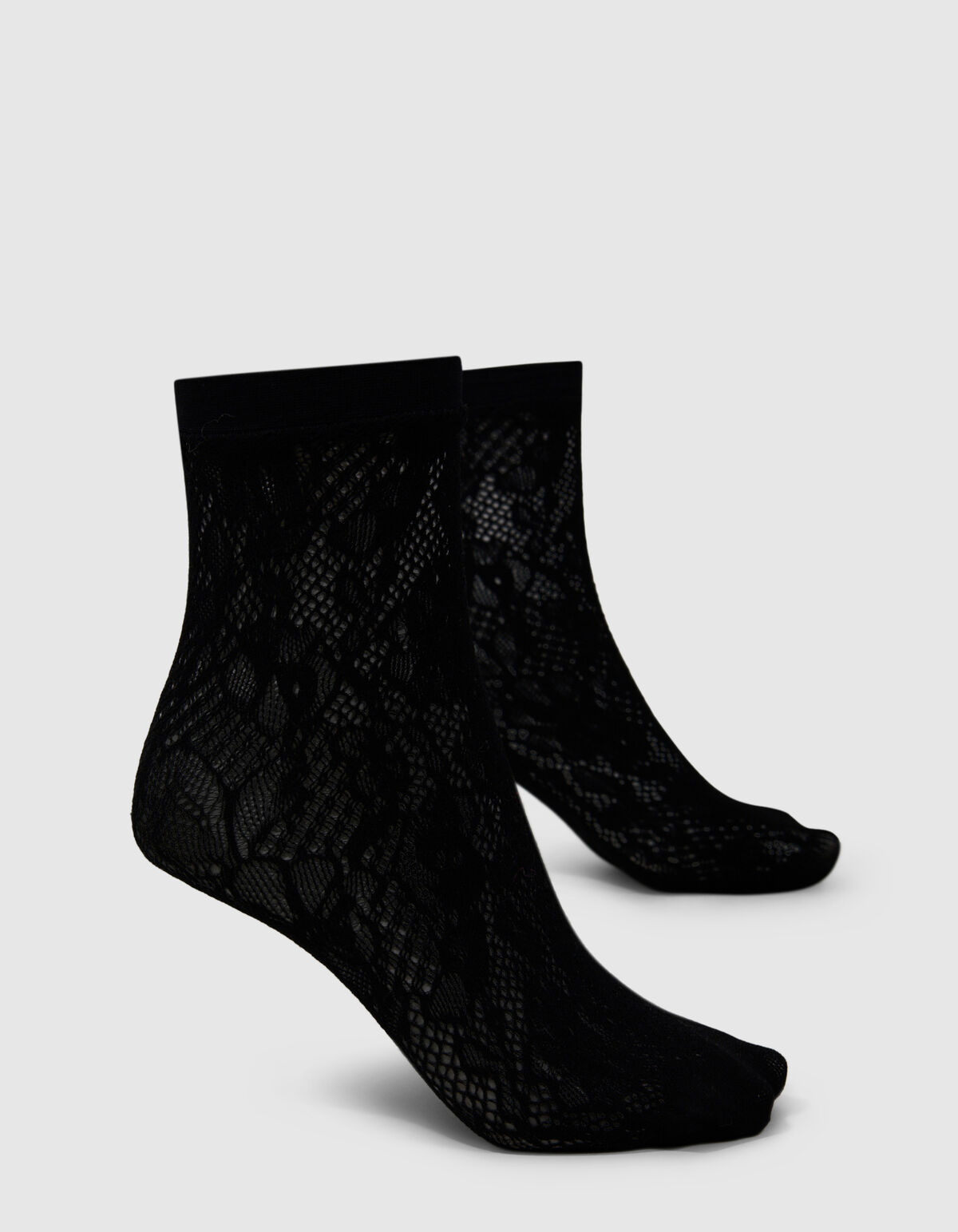 Kanten Sokken Zwart SHOEBY ACCESSOIRES