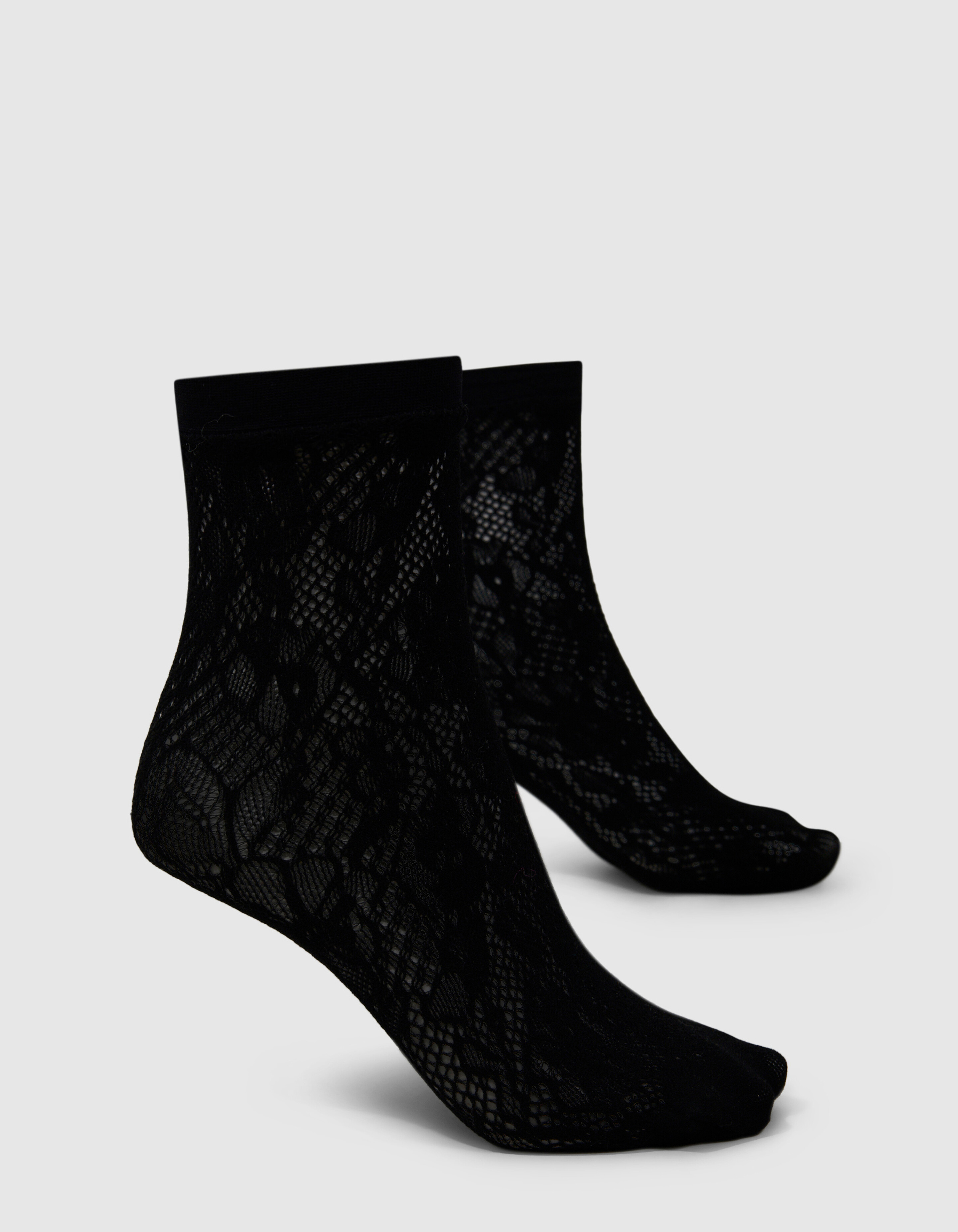 Kanten Sokken Zwart SHOEBY ACCESSOIRES