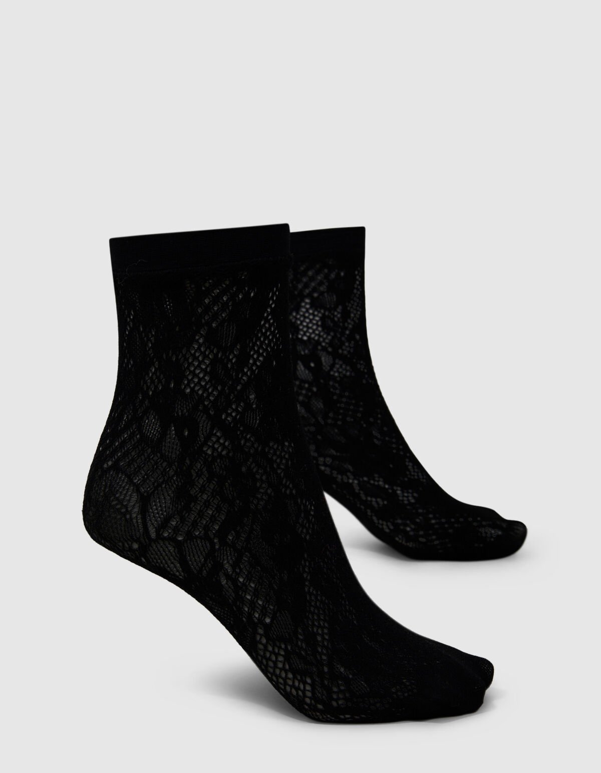 Kanten Sokken Zwart SHOEBY ACCESSOIRES