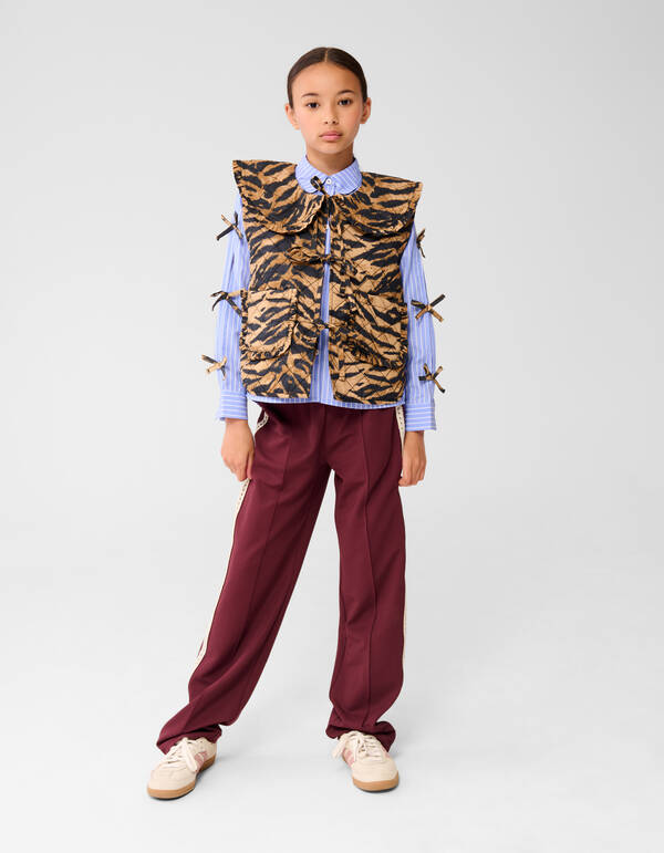 Collar Tijger Gilet Bruin SHOEBY GIRLS