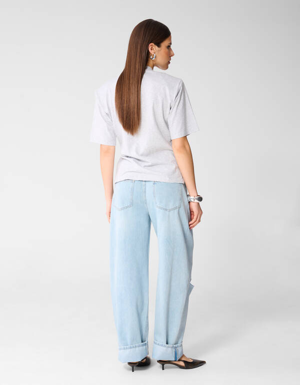 Straight Fit Jeans Bleached By Monica SHOEBY WOMEN