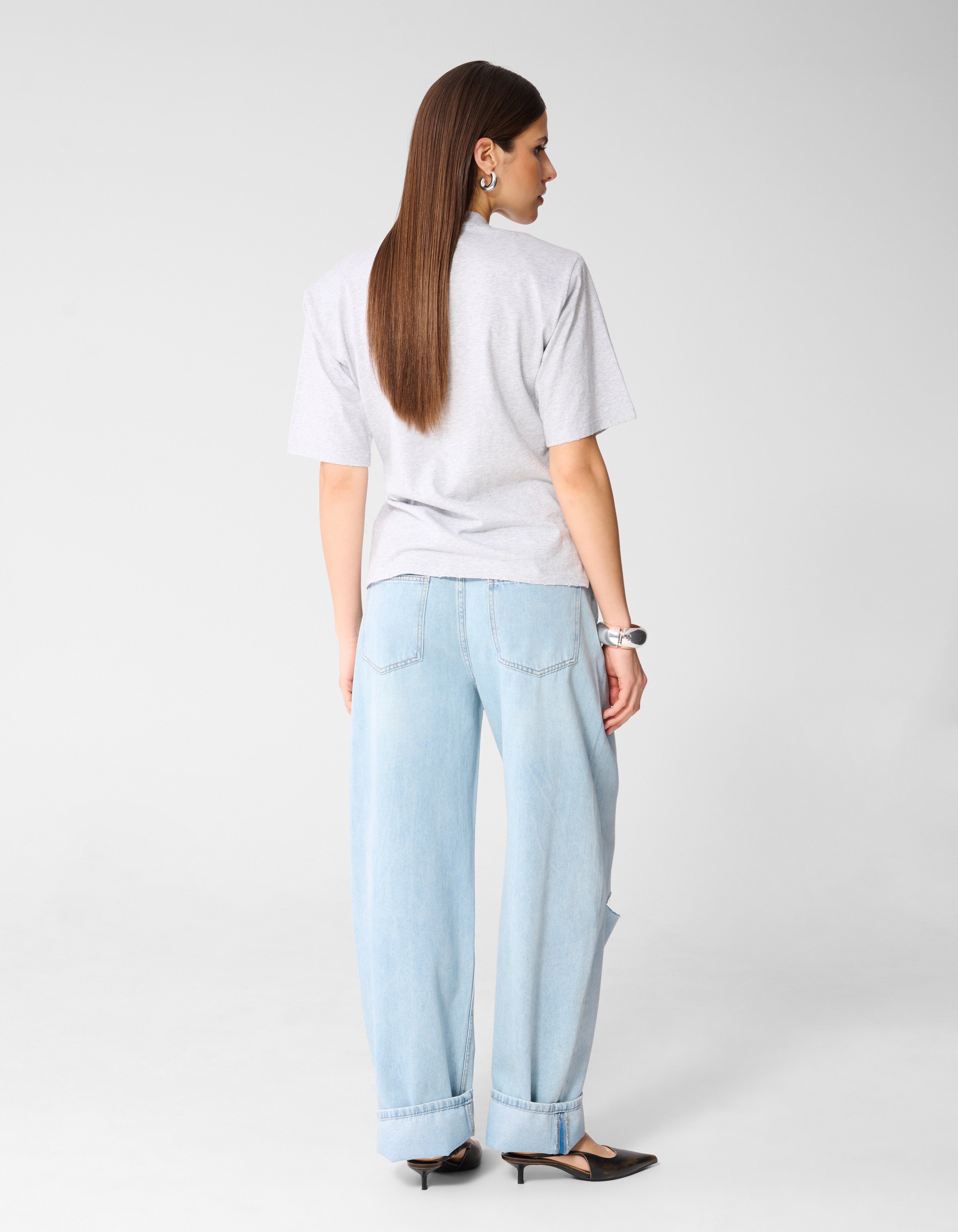 Straight Fit Jeans Bleached By Monica SHOEBY WOMEN