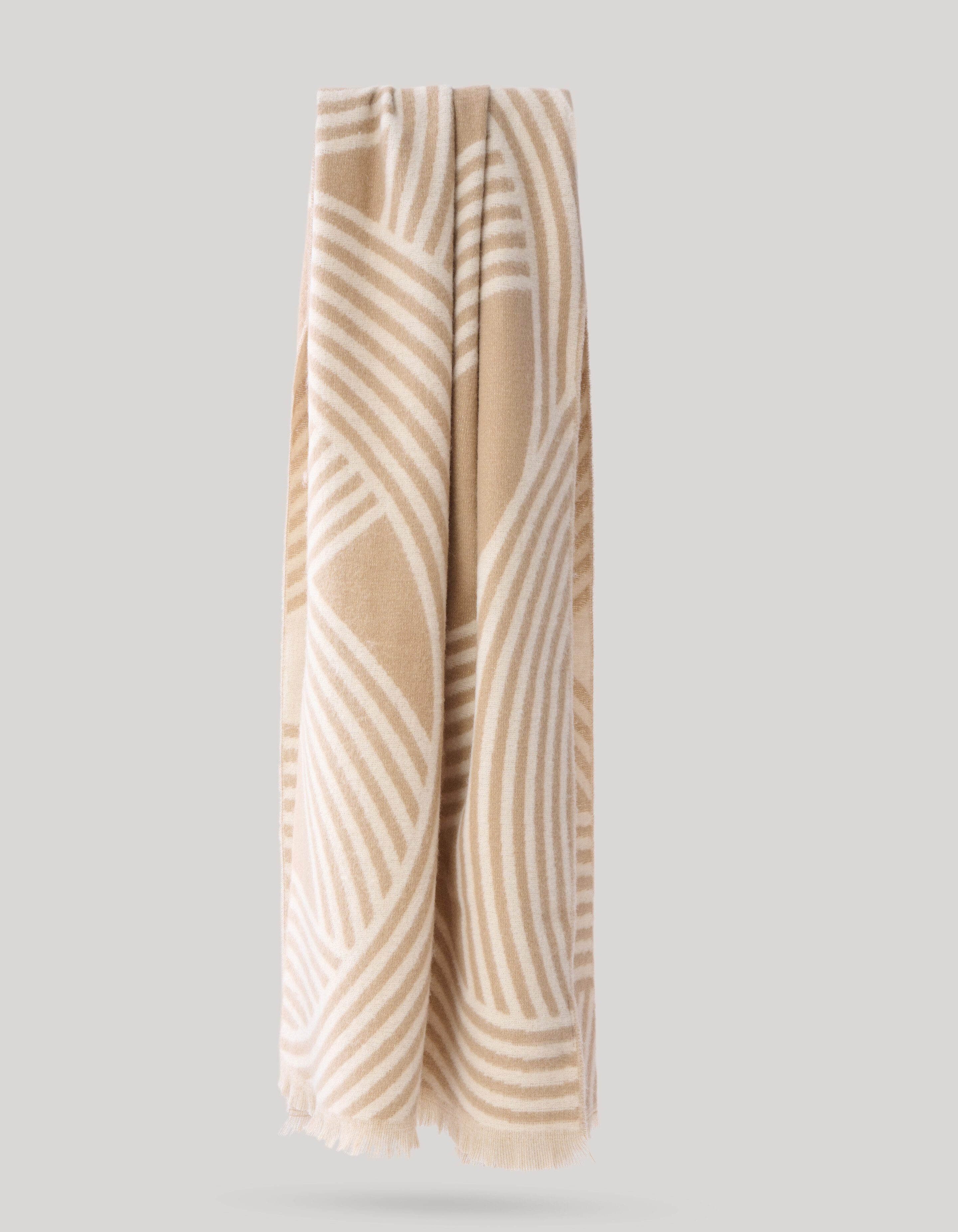 Lurex Sjaal Beige SHOEBY ACCESSOIRES