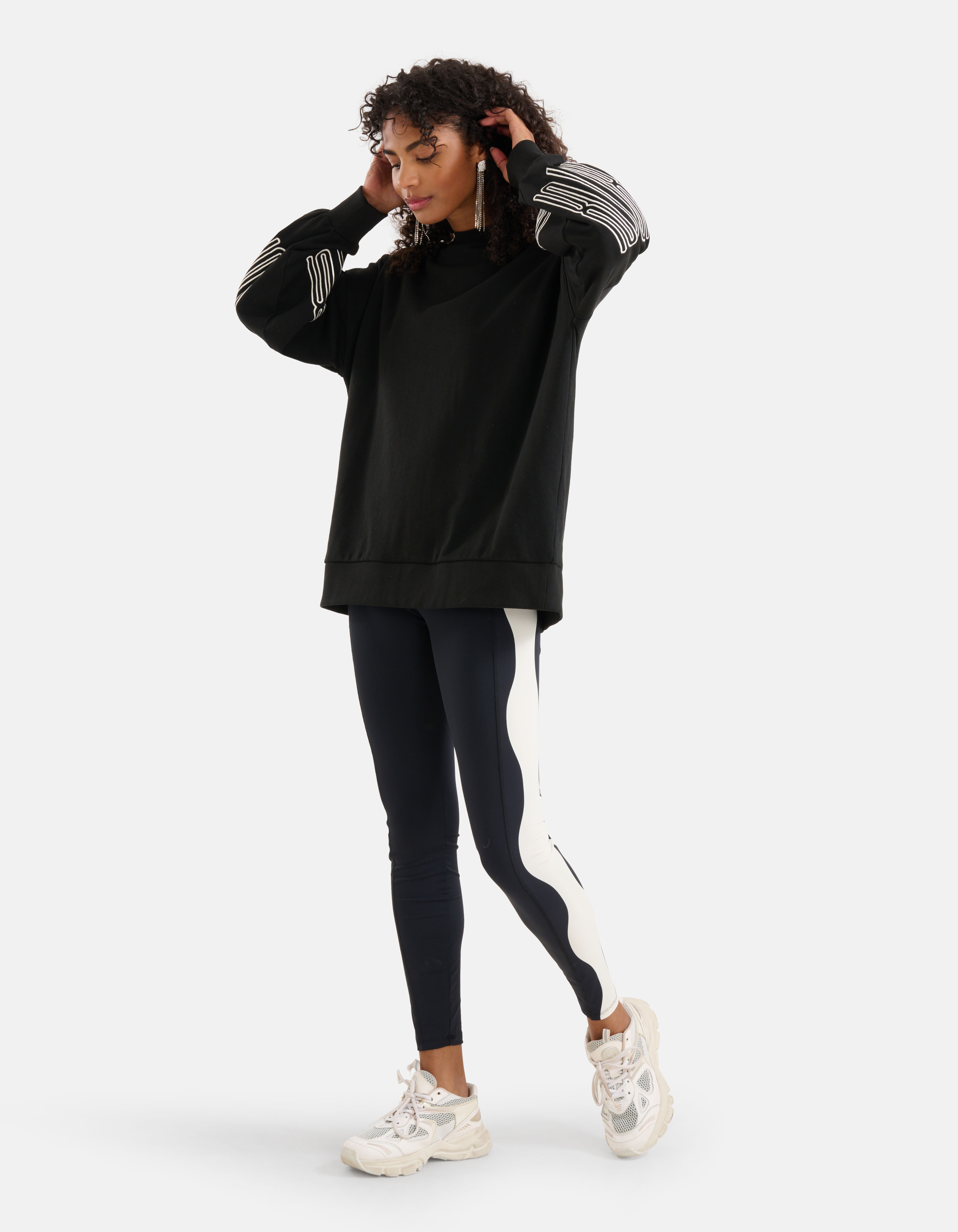 Travelstof sales legging zwart