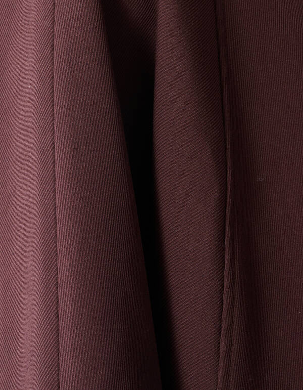 Geweven Cape Donkerrood By Mieke SHOEBY WOMEN