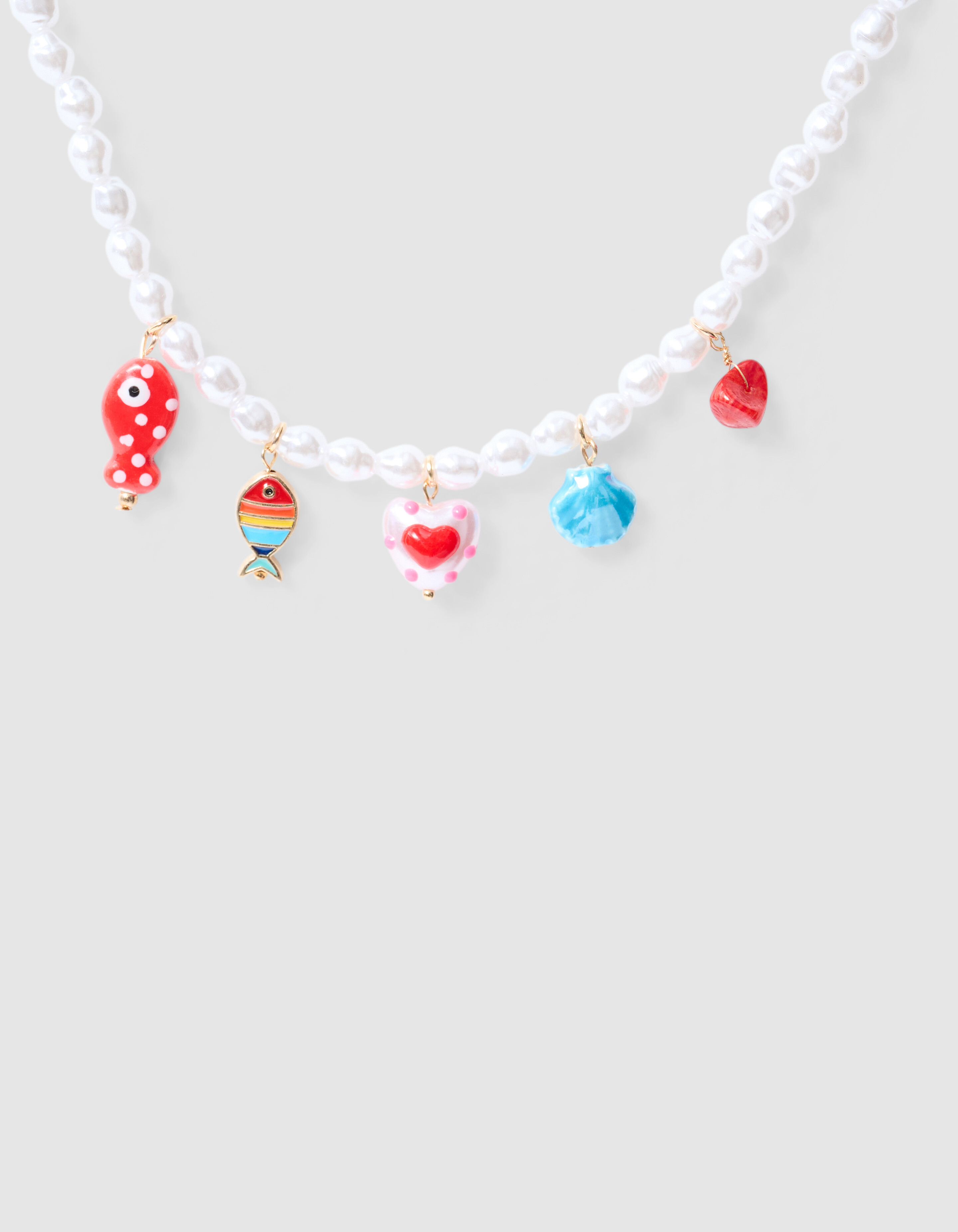 Sea Parel Ketting Wit SHOEBY ACCESSOIRES