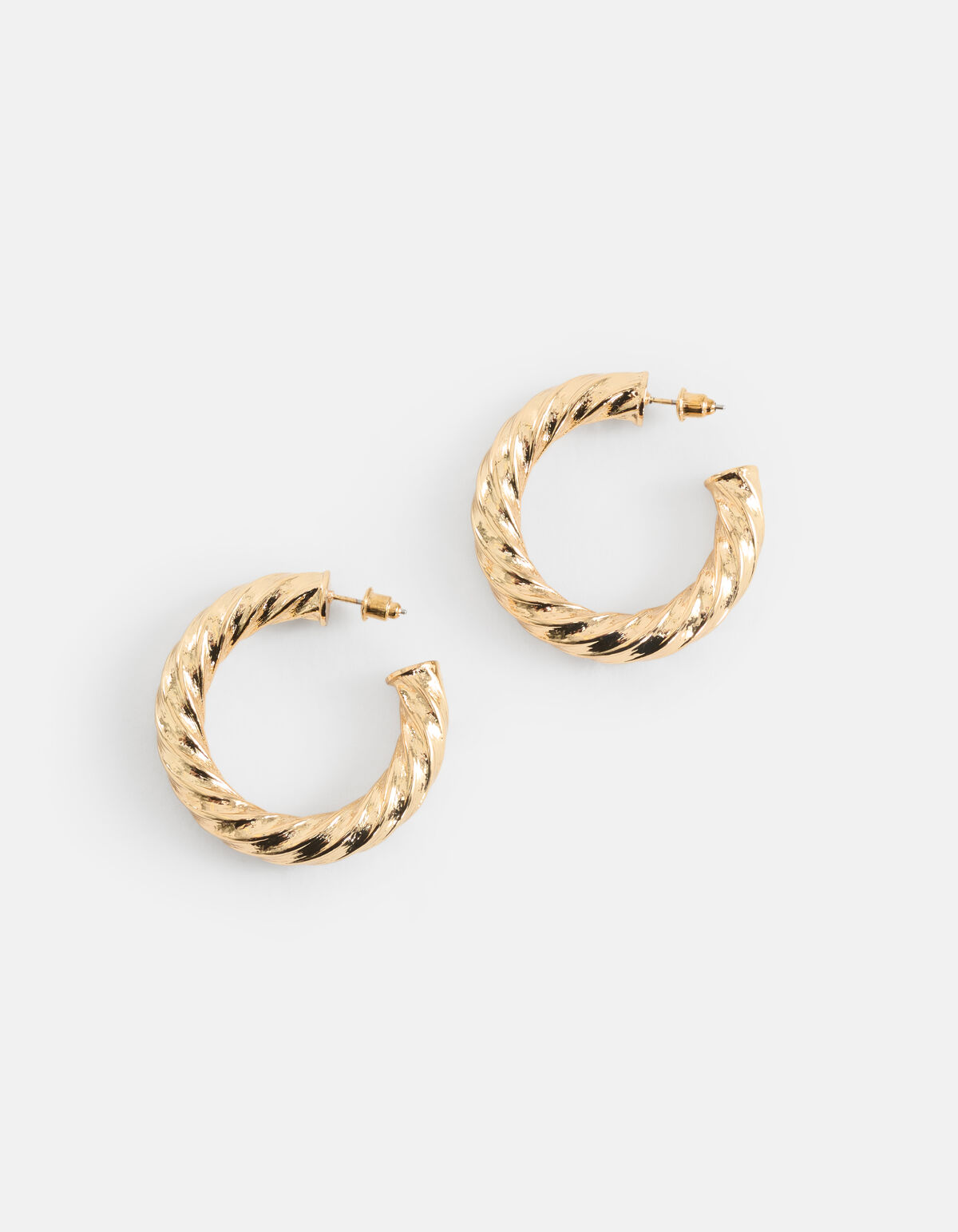 Twisted Hoop Oorbellen Goud SHOEBY ACCESSOIRES