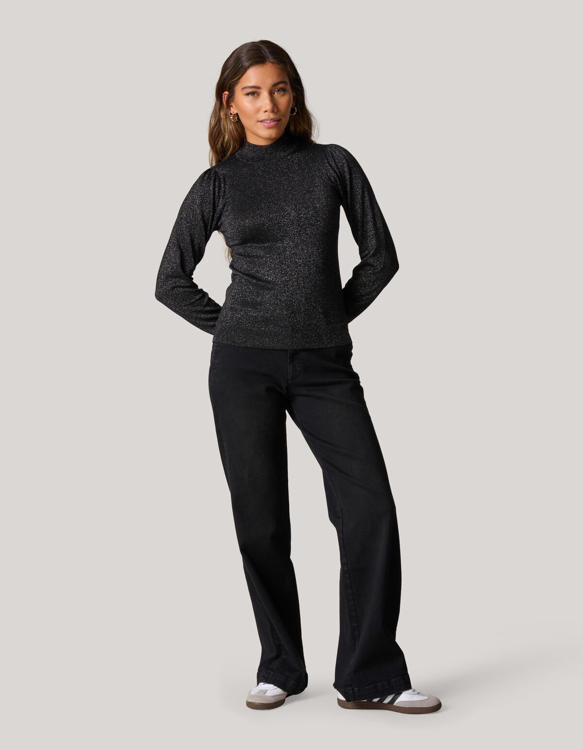 Glitter Trui Zwart SHOEBY WOMEN