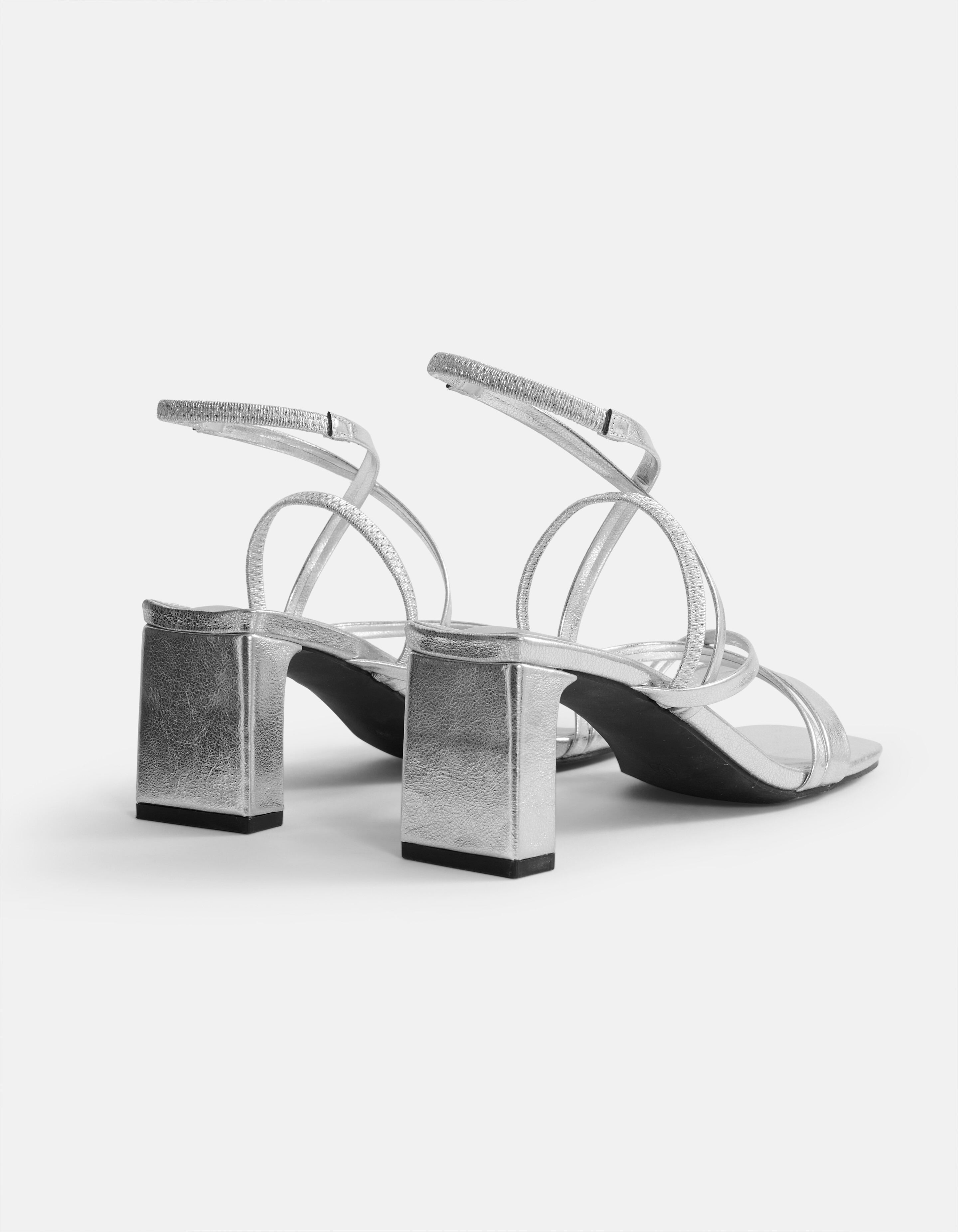 Sandalen Met Hak Zilver SHOEBY SHOES