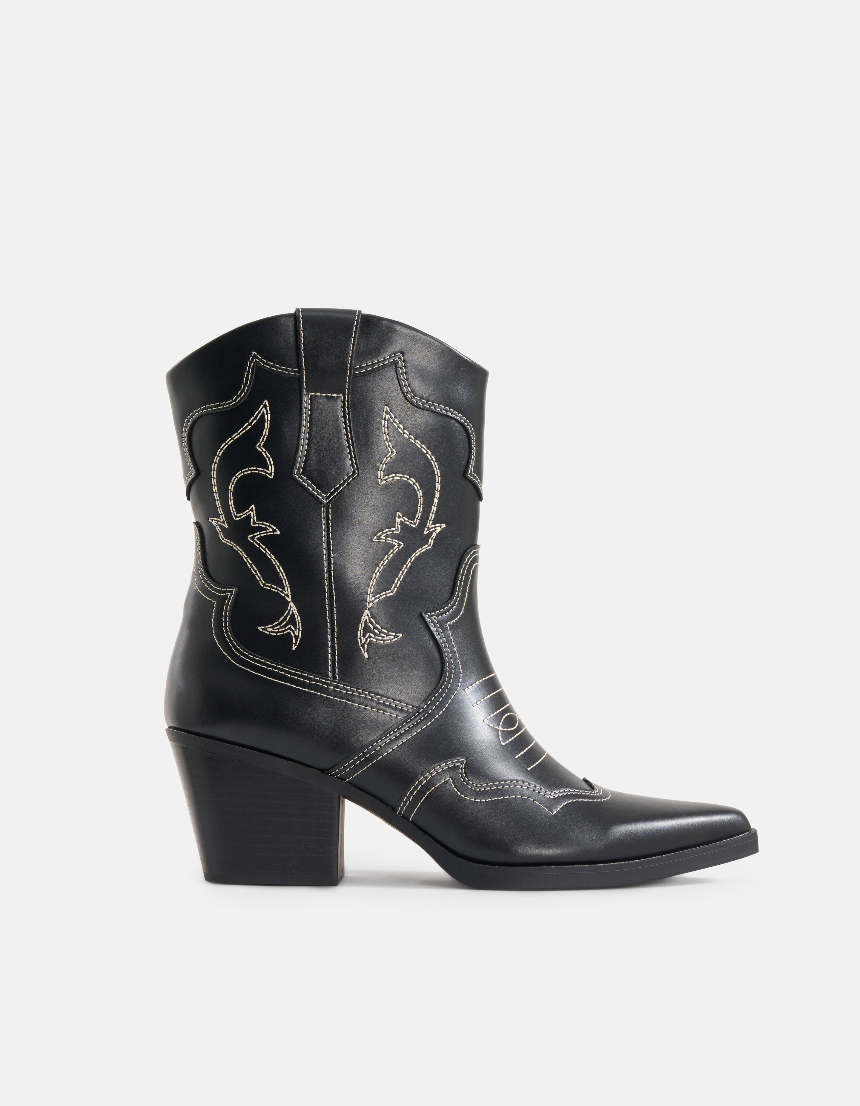 Western Laars Zwart SHOEBY SHOES