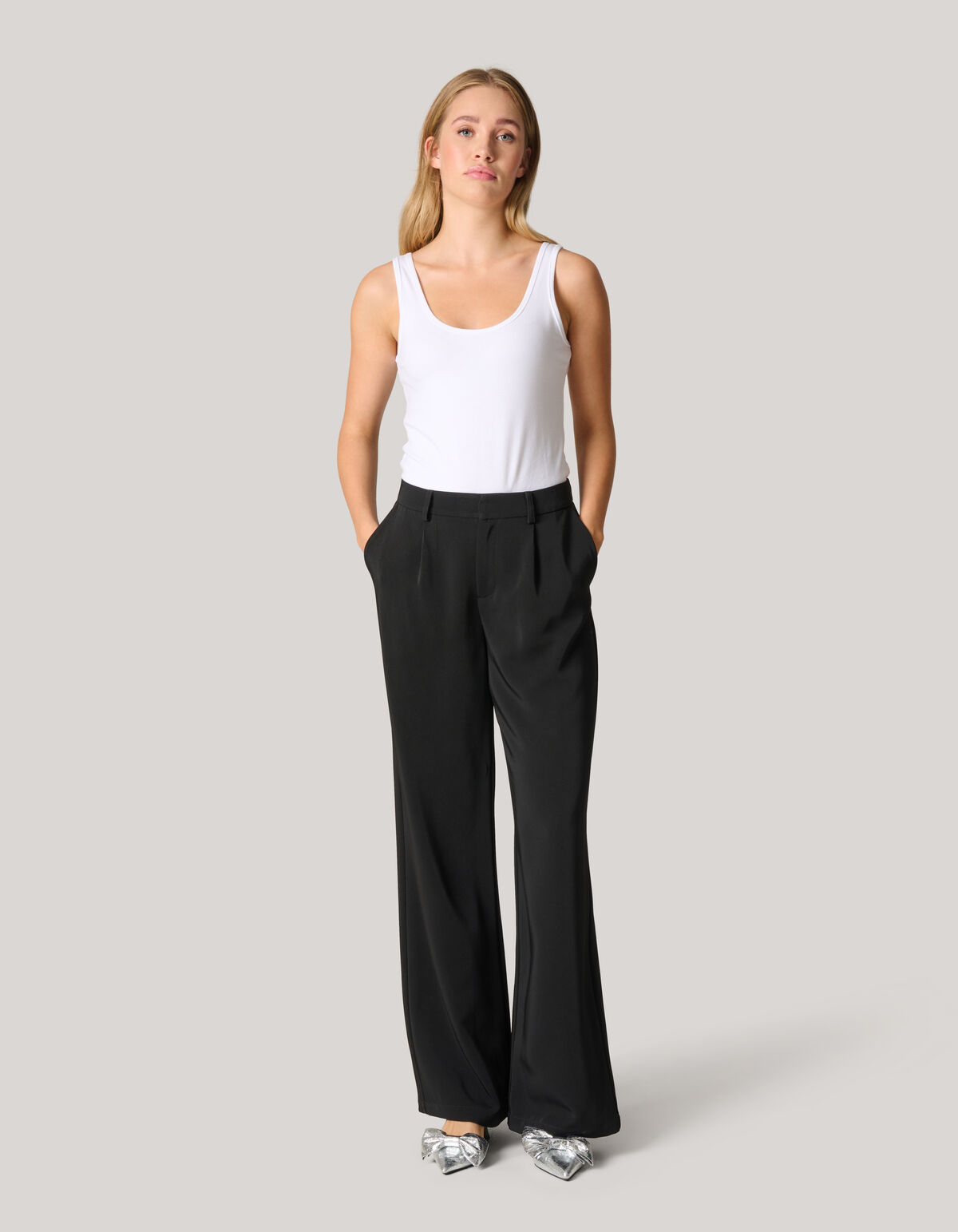 Basis Tanktop Wit Eksept