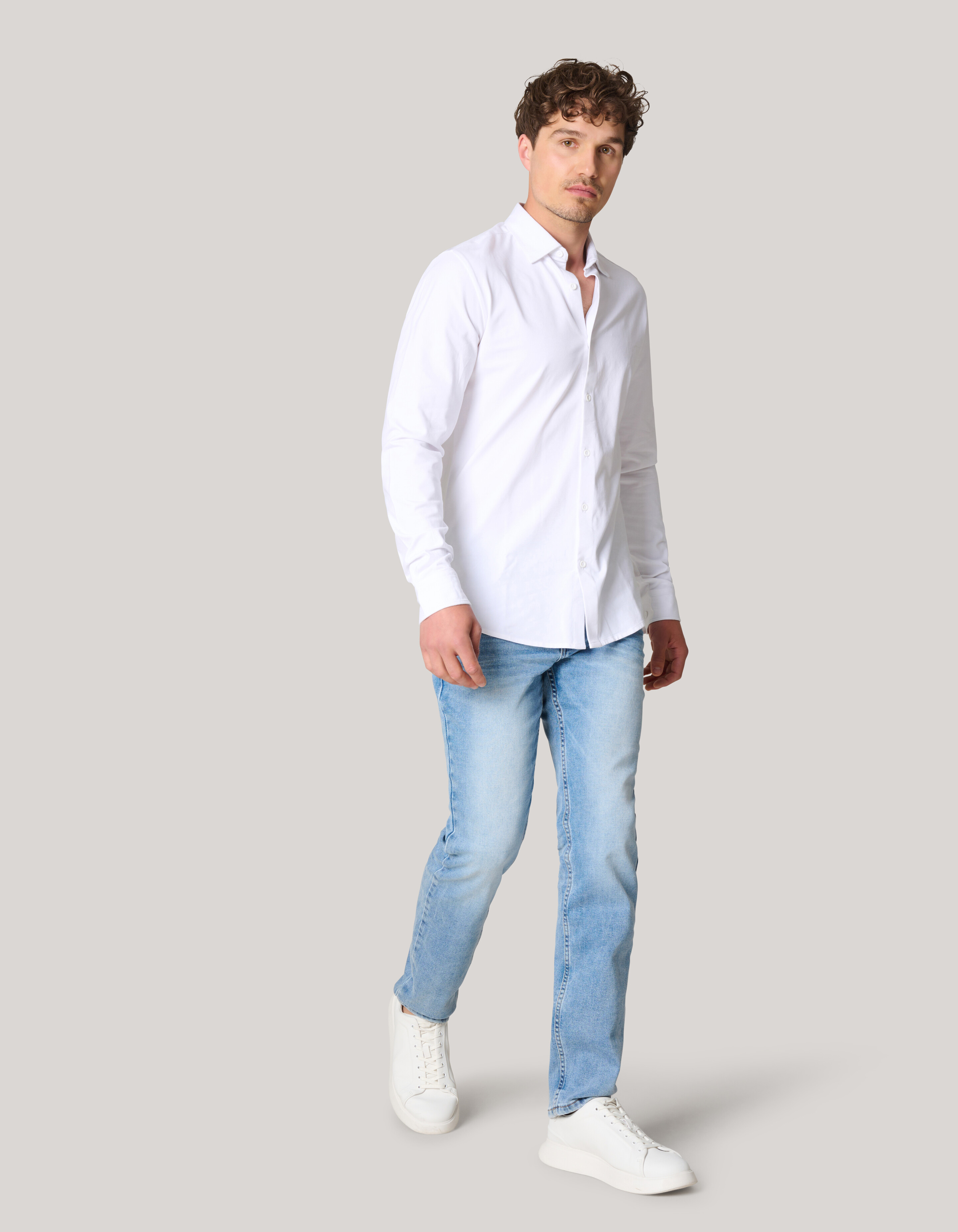 Straight Fit Light Jeans Bleached L34 SHOEBY MEN