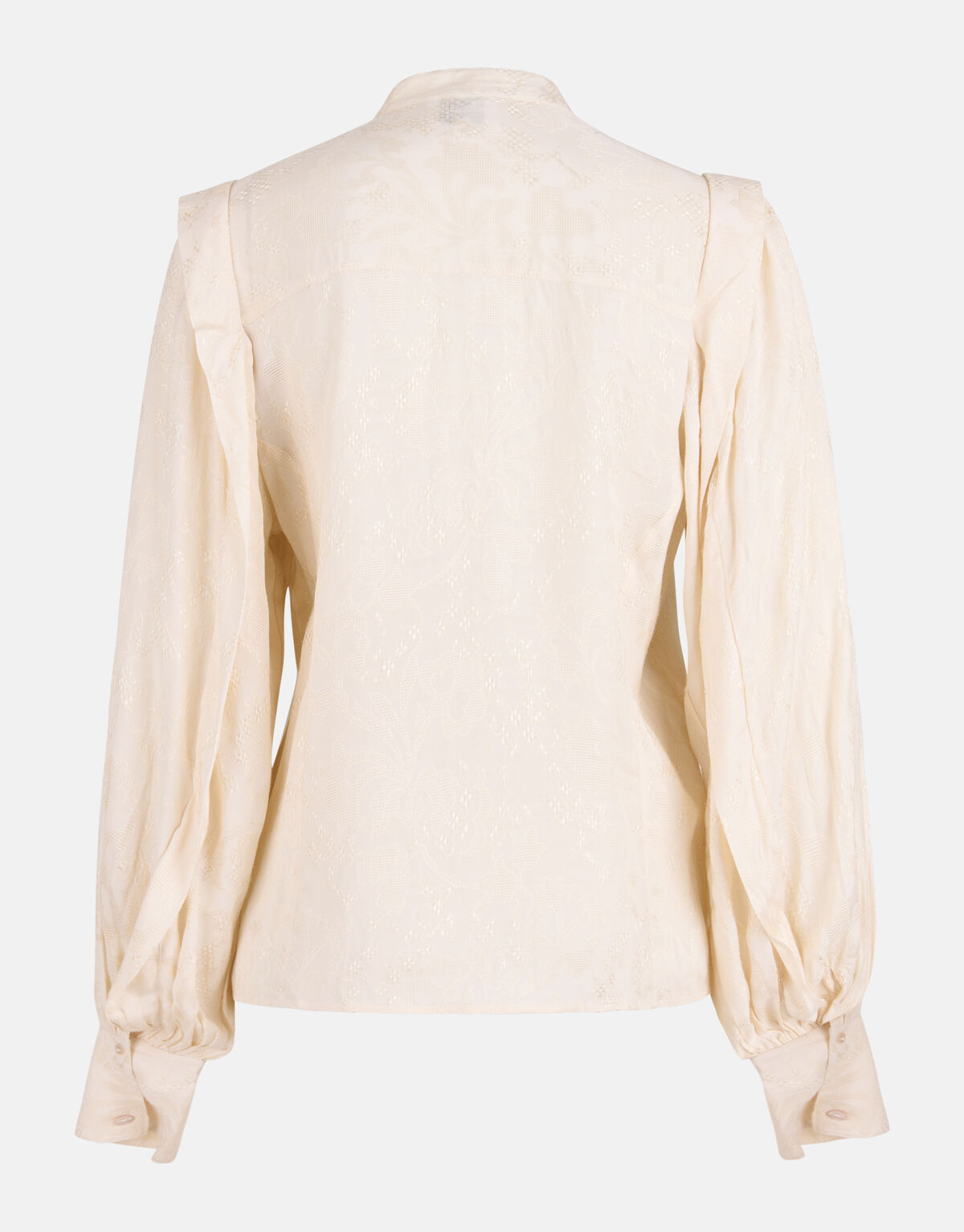 Jacquard Blouse Gebroken Wit By Mieke SHOEBY WOMEN