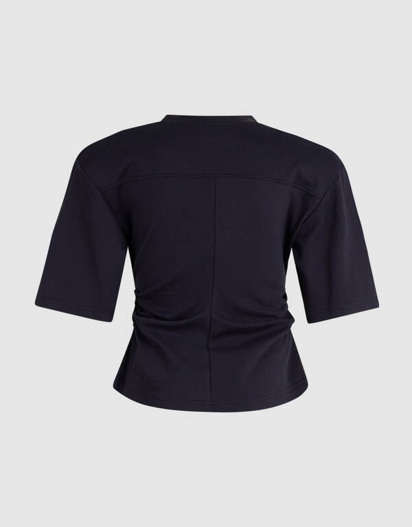 Waisted T-shirt Zwart SHOEBY WOMEN