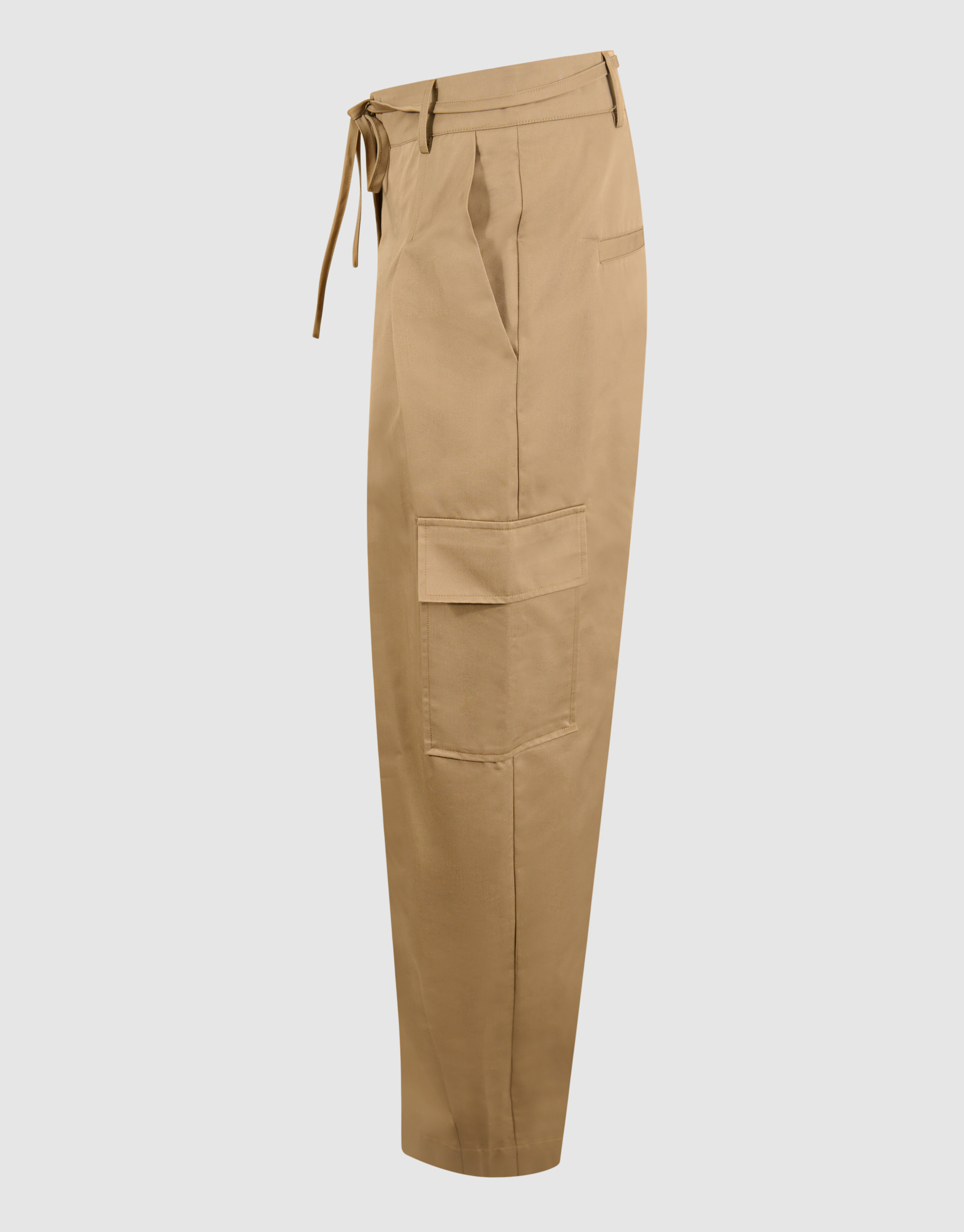 Cargo Wide Leg Broek Bruin SHOEBY WOMEN