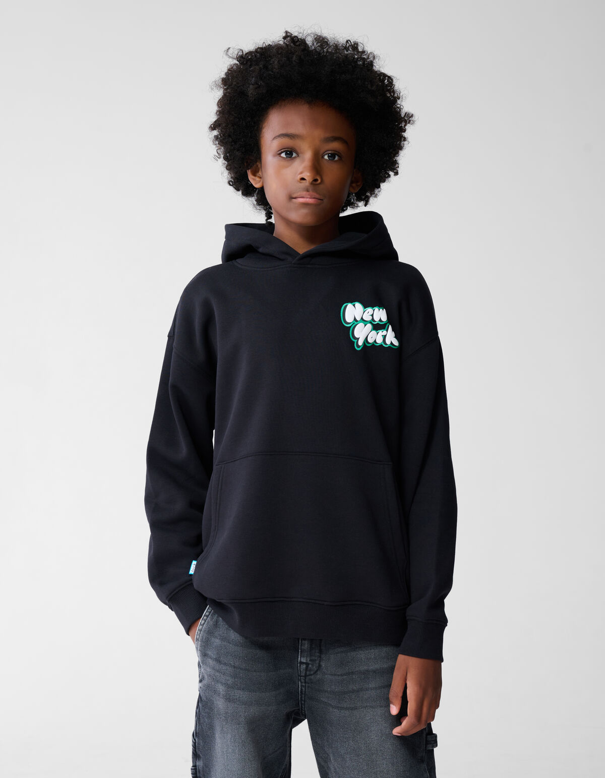 New York Artwork Hoodie Zwart SHOEBY BOYS