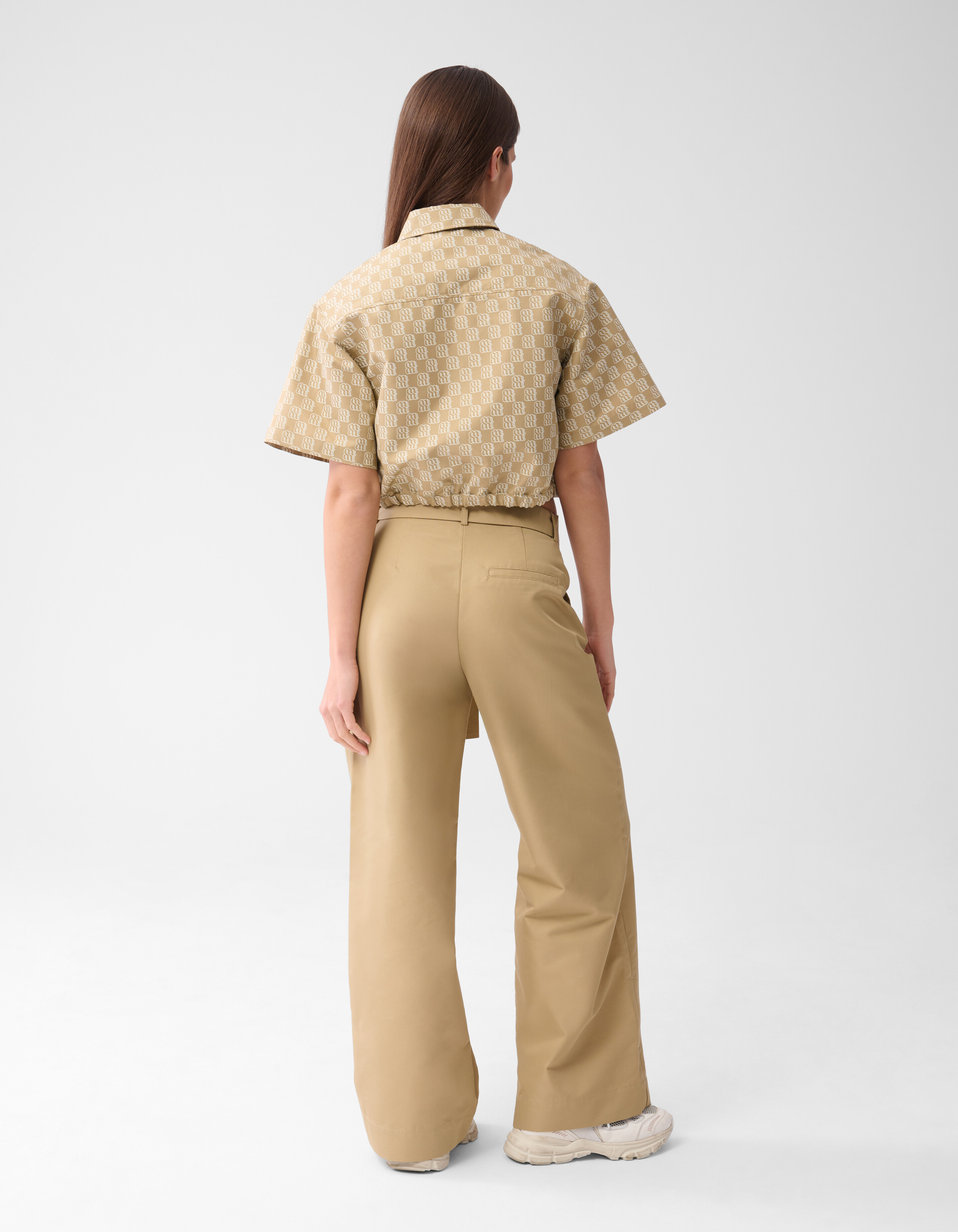 Wide Leg Broek Zand By Mieke SHOEBY WOMEN
