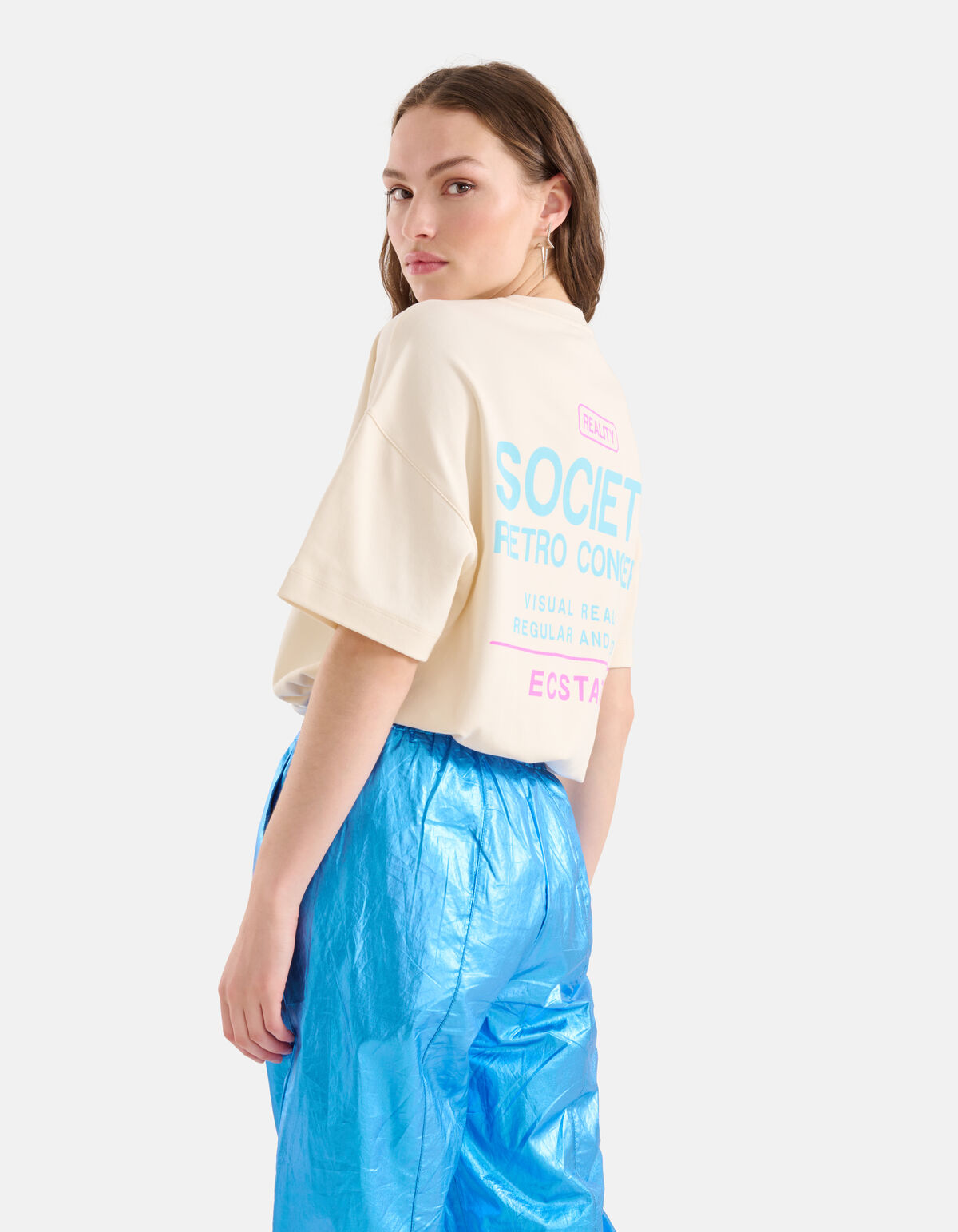 Artwork T-shirt Beige SHOEBY WOMEN