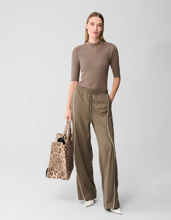 Structuur Top Khaki SHOEBY WOMEN