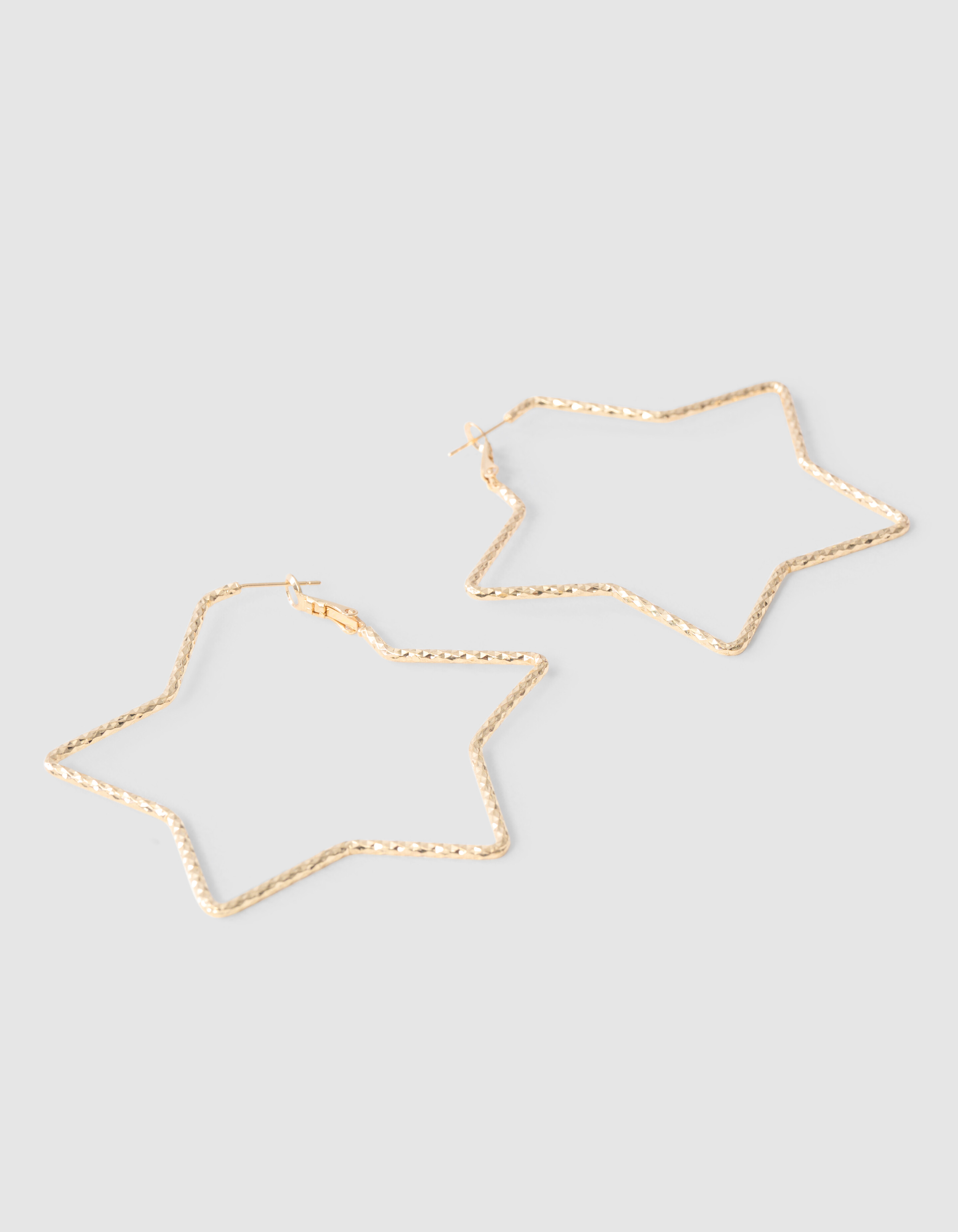 Ster Hoop Oorbellen Goud SHOEBY ACCESSOIRES