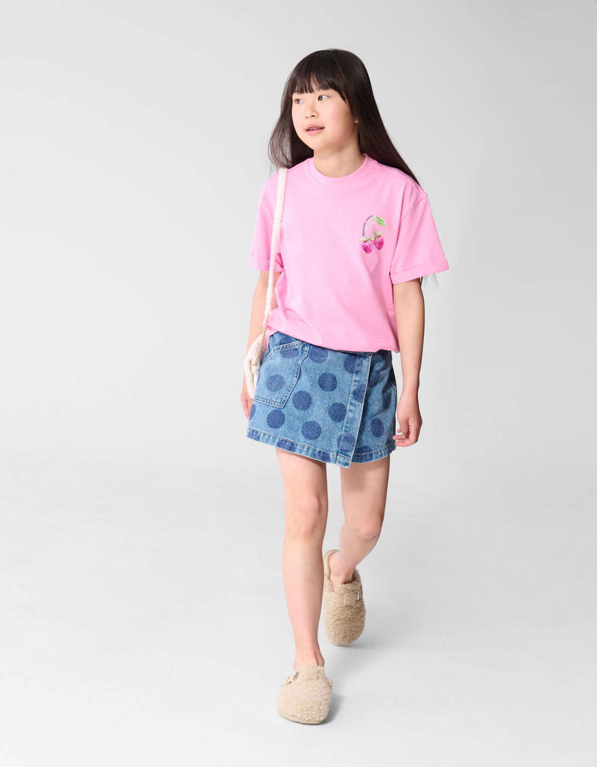 Cherry Artwork T-shirt Roze SHOEBY GIRLS