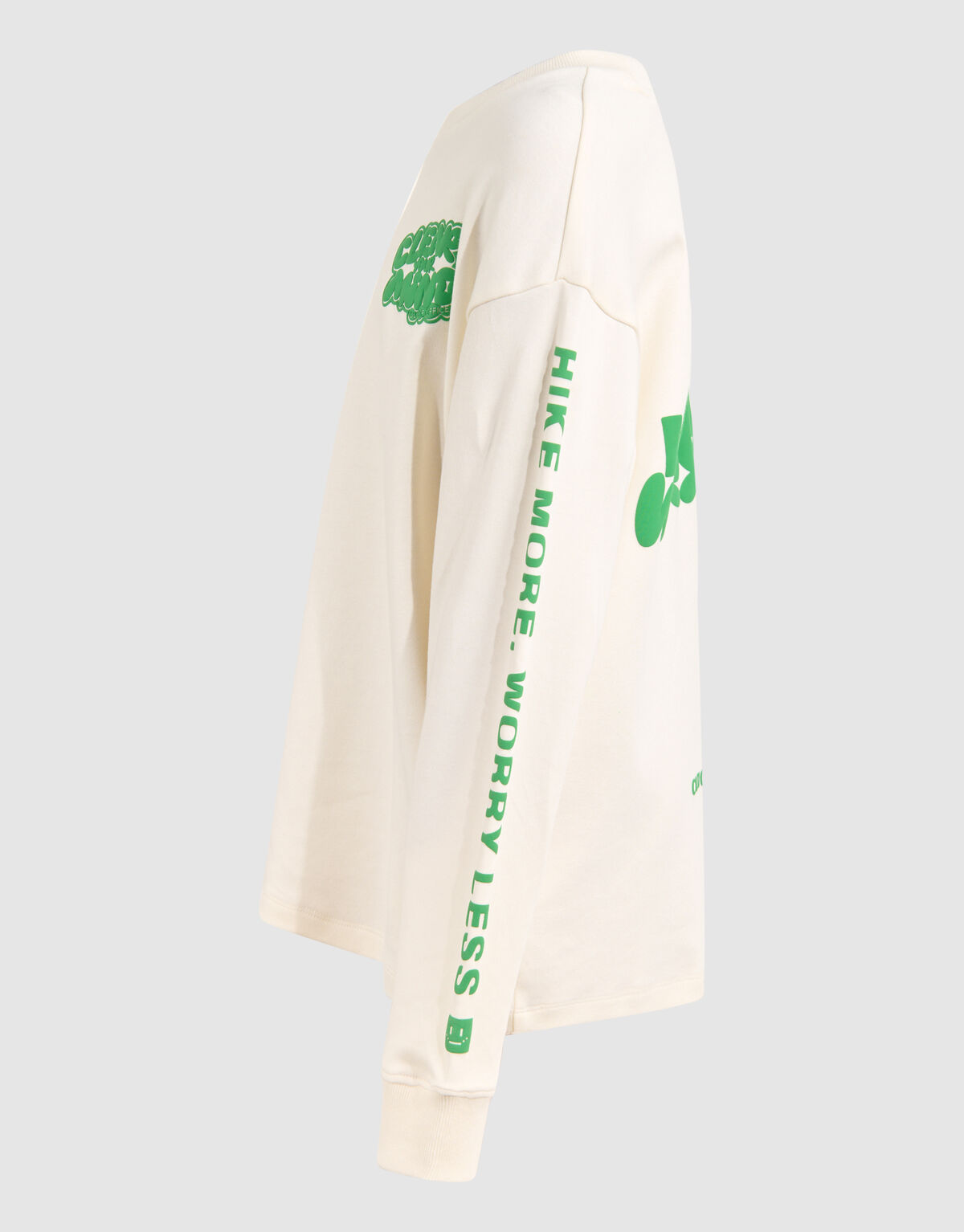 Tekst Longsleeve Gebroken Wit SHOEBY BOYS