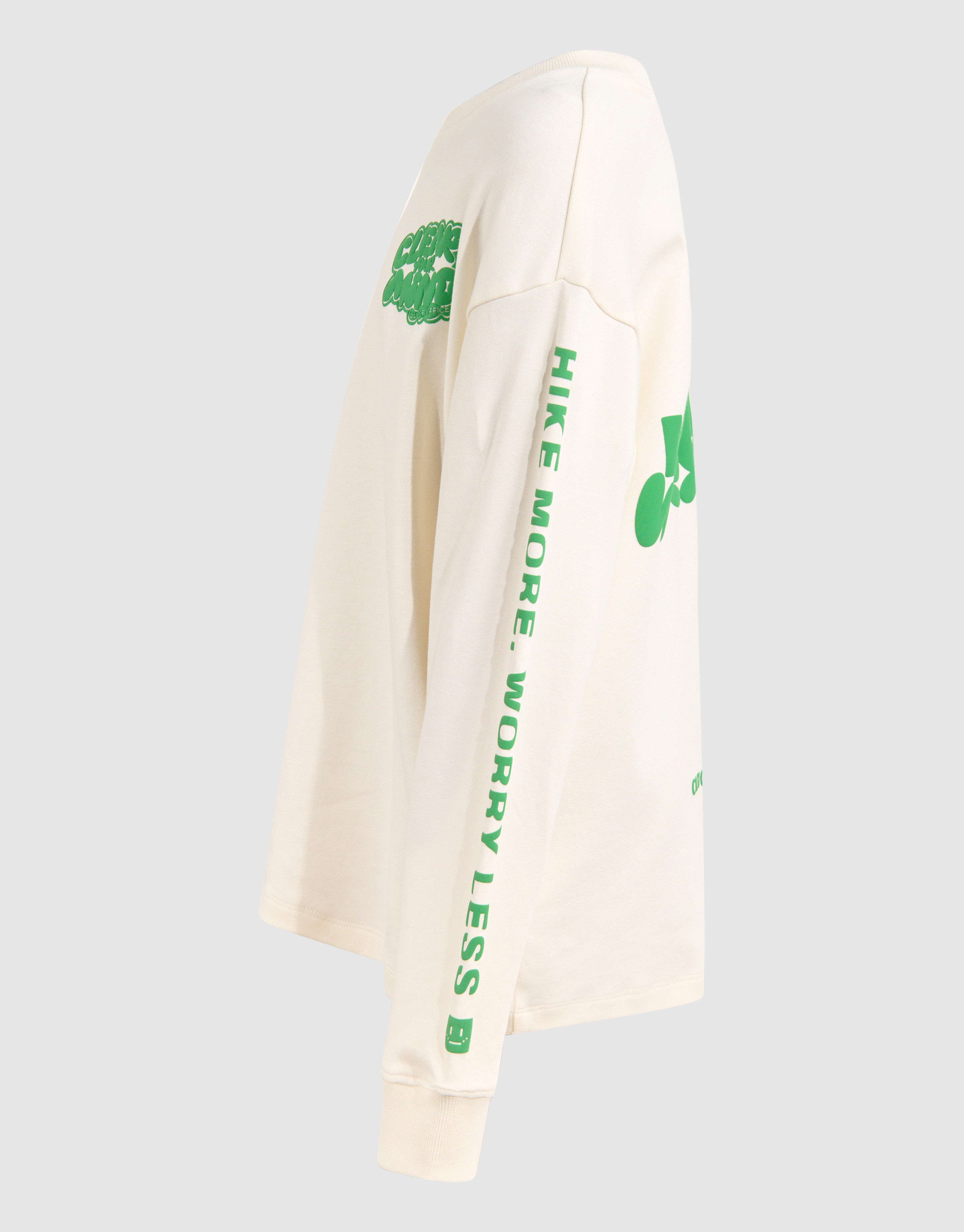 Tekst Longsleeve Gebroken Wit SHOEBY BOYS